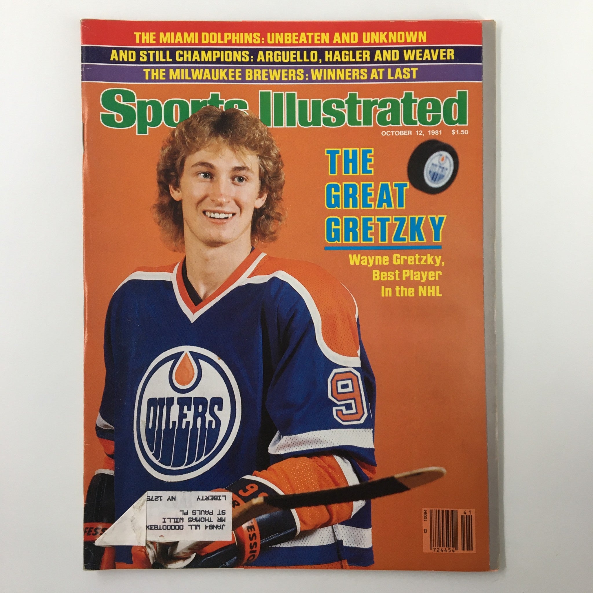 VTG Sports Illustrated Magazine October 12 1981 Wayne Gretzky Best Player in NHL