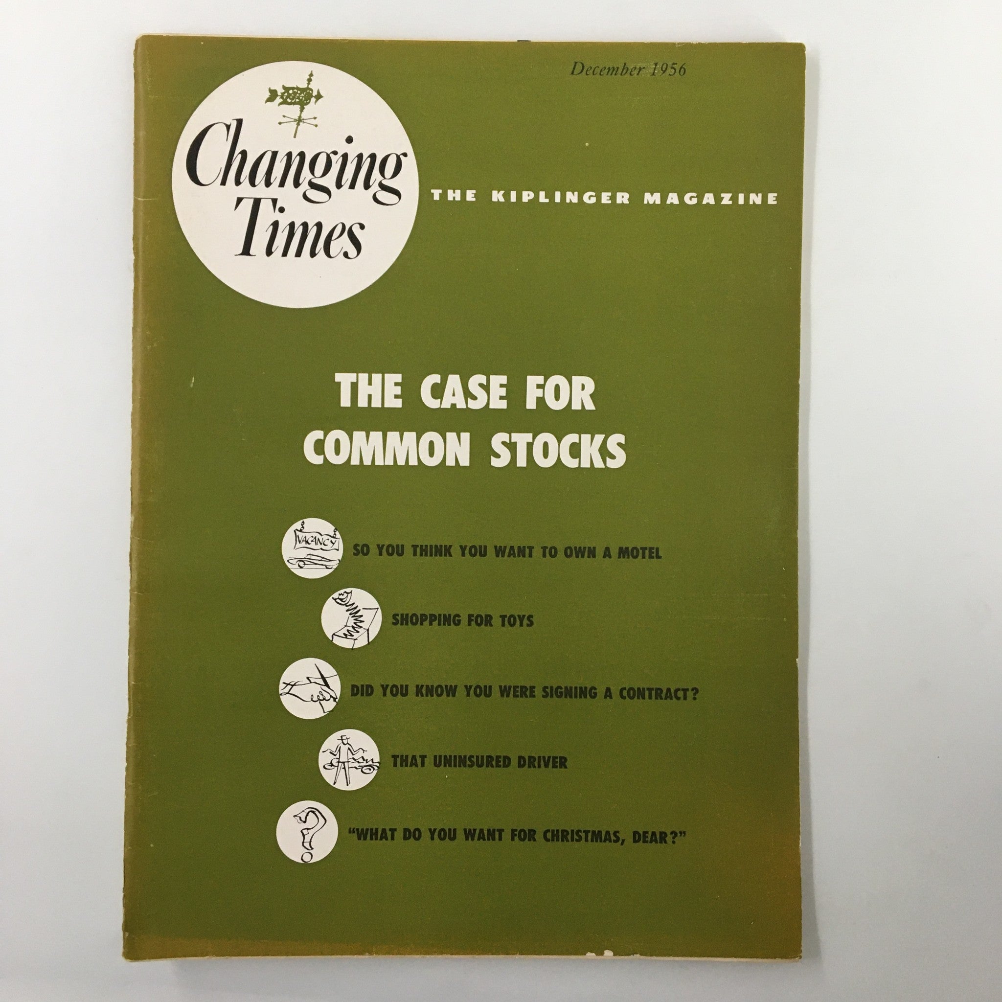 VTG Changing Times Magazine December 1956 The Case for Common Stocks