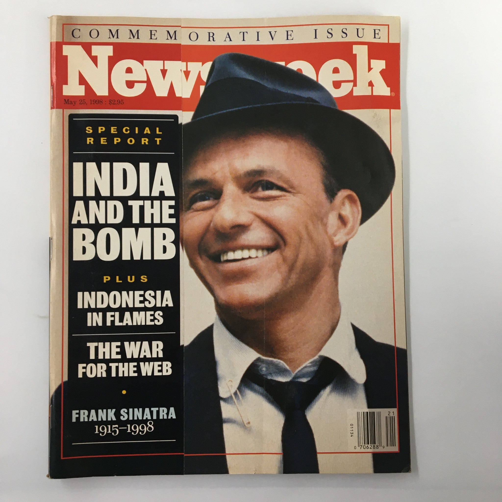 Newsweek Magazine May 25 1998 Frank Sinatra, India and the Bomb No Label