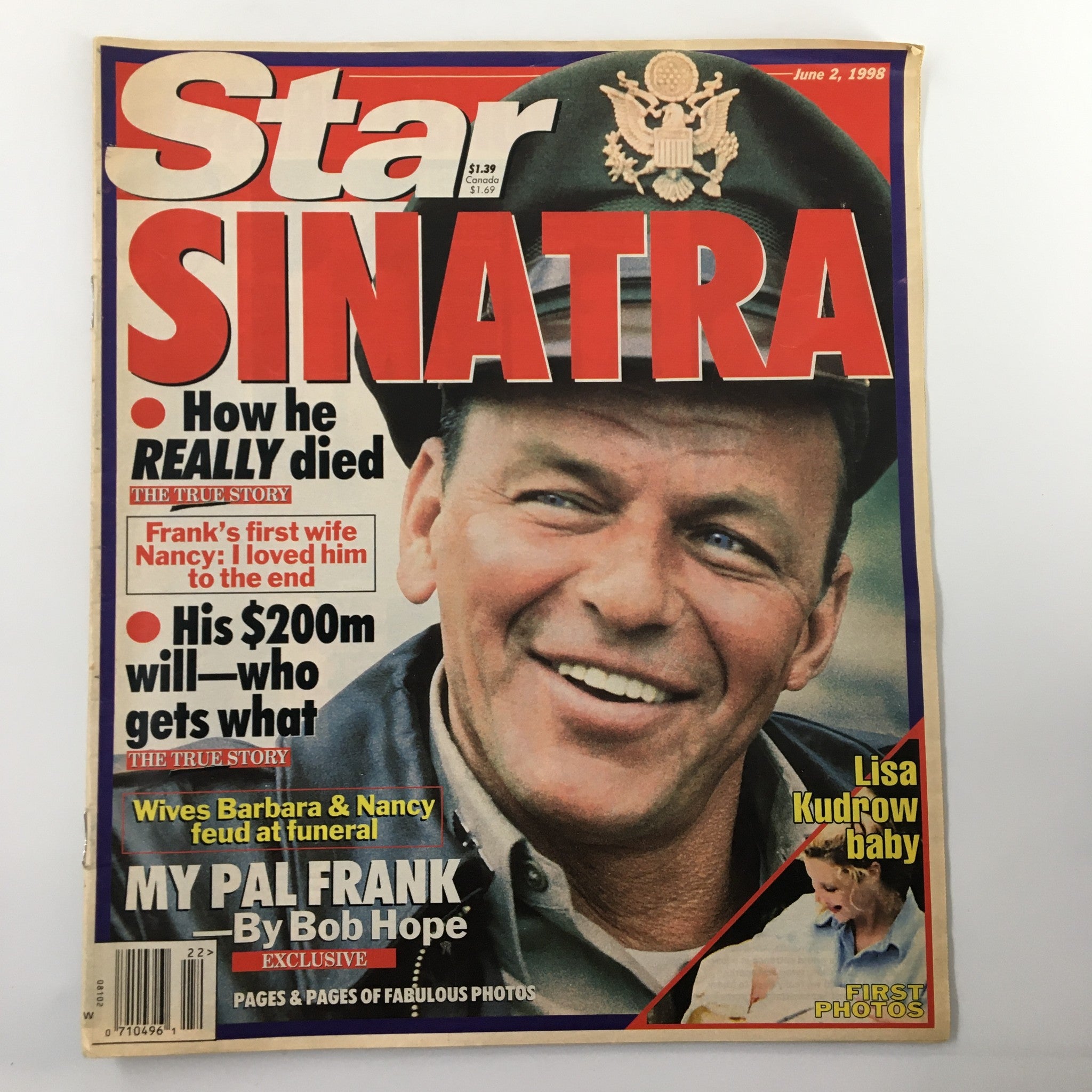 Star Magazine June 2 1998 My Pal Frank Sinatra by Bob Hope, Lisa Kudrow No Label