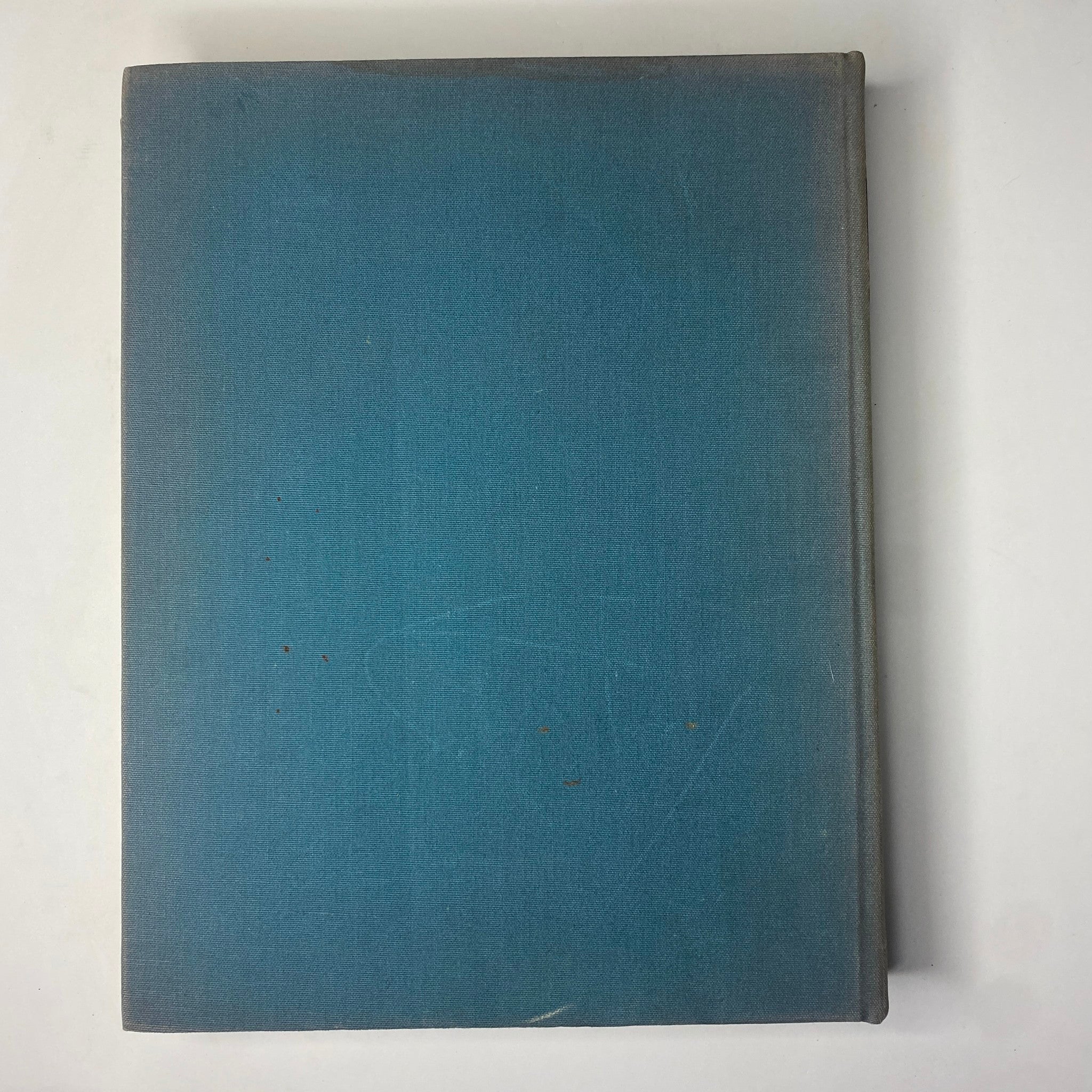 Back cover of the Ladies' Home Journal Library Bound Magazine, featuring a plain blue cover, indicative of its vintage condition.