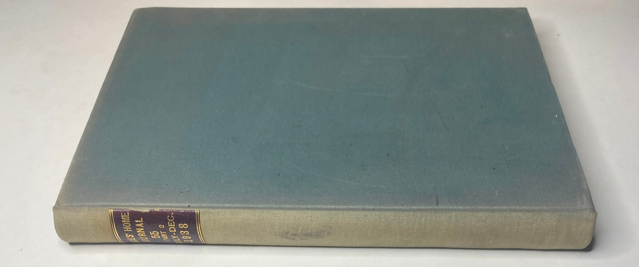 Ladies' Home Journal Bound Magazine 1938 - View of the spine of the bound volume, indicating year and content.
