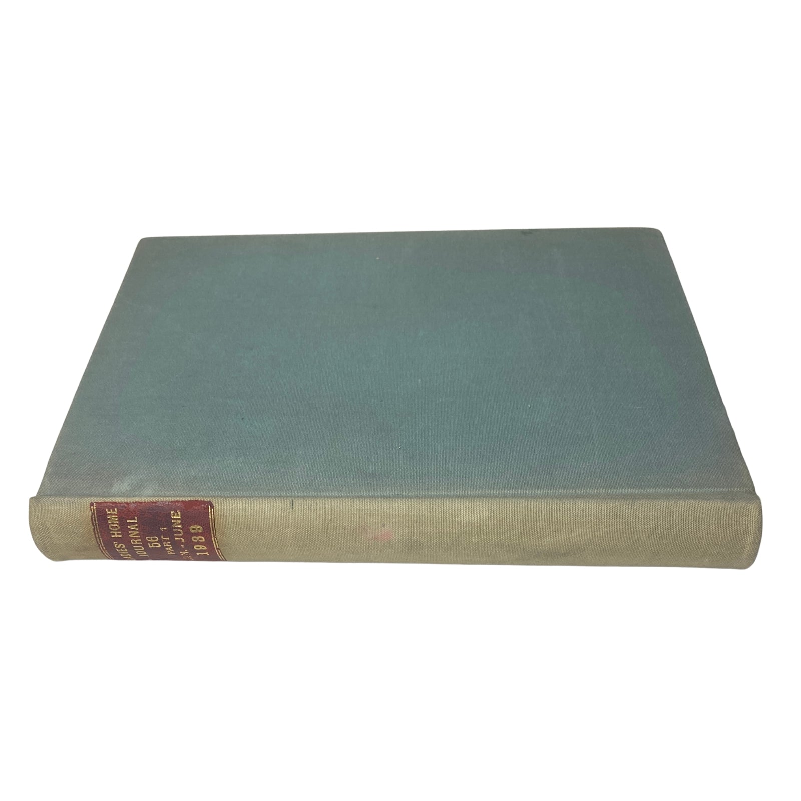 Ladies' Home Journal Library Bound Magazine 1939 Full Year January - December, highlighting the spine of a bound volume for 1939.