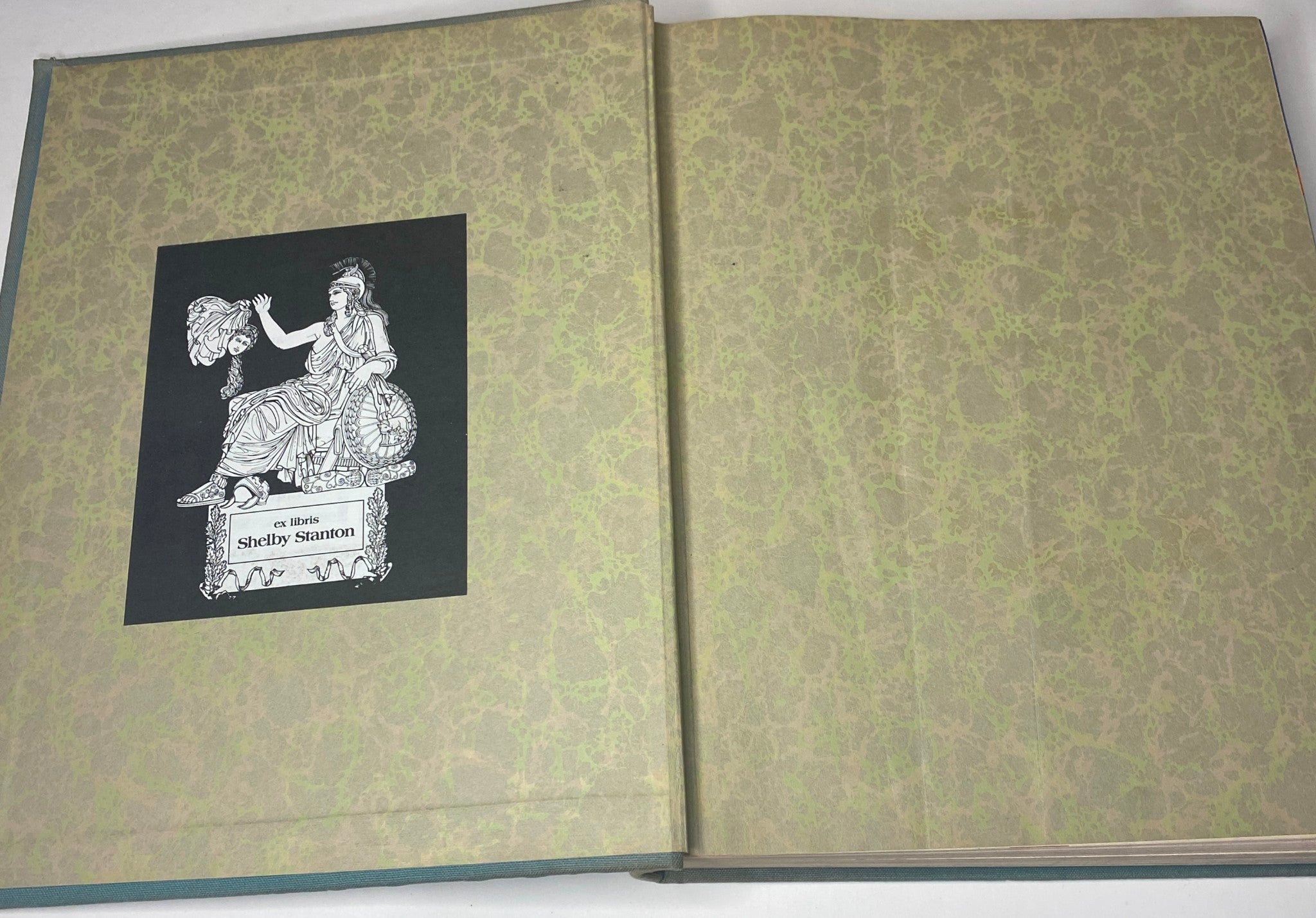 Ladies' Home Journal Library Bound Magazine 1939 Full Year January - December, featuring the open interior of the bound volume with decorative end papers.