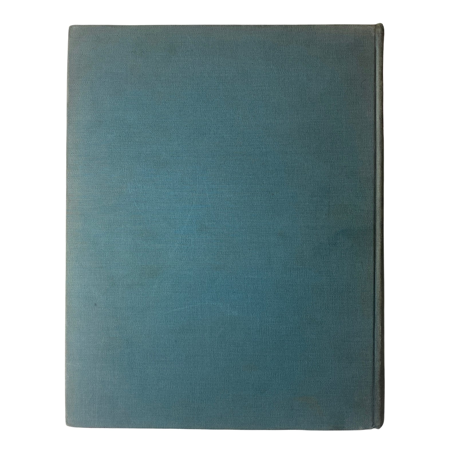 Back cover of the Ladies' Home Journal Library Bound Magazine 1940, showcasing a plain teal cover, highlighting its vintage style.
