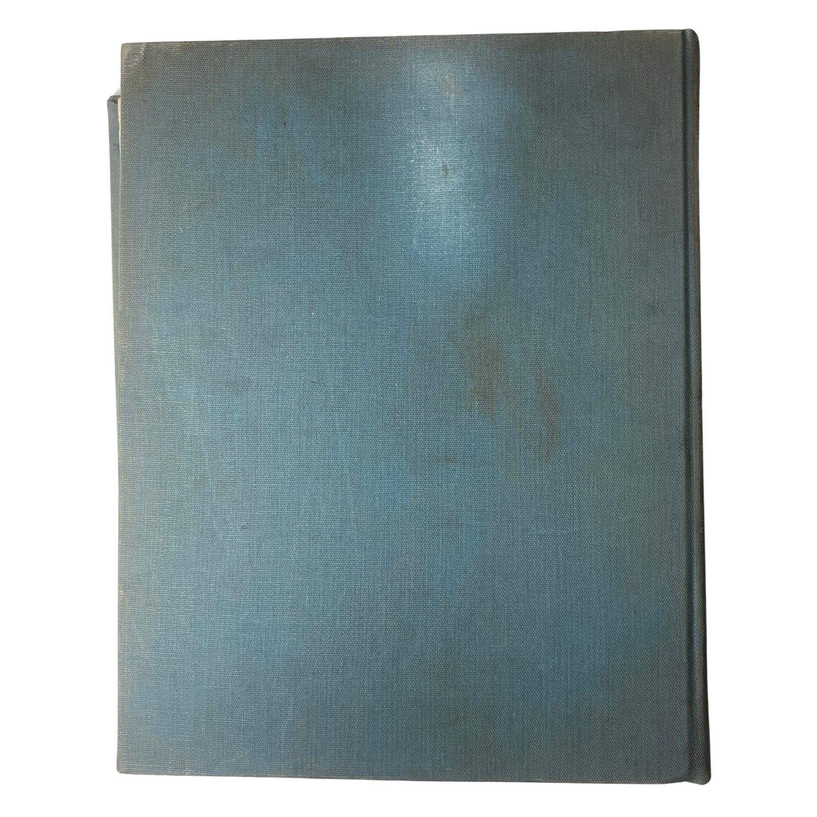 Back cover of the Ladies' Home Journal Bound Magazine 1941, featuring a plain blue cover showing signs of use.