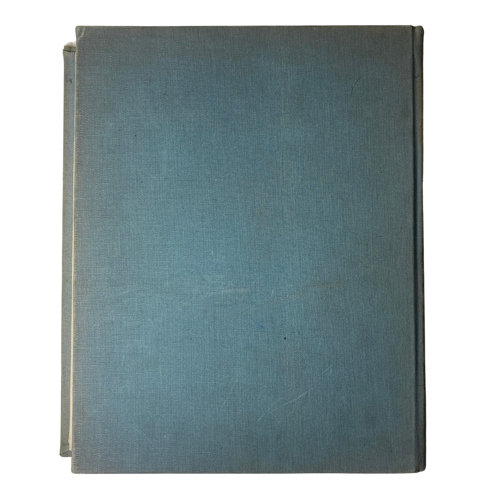 Ladies' Home Journal Bound Magazine 1941 Bound Volume Back Cover, showing the plain blue hardcover, perfect for collectors.