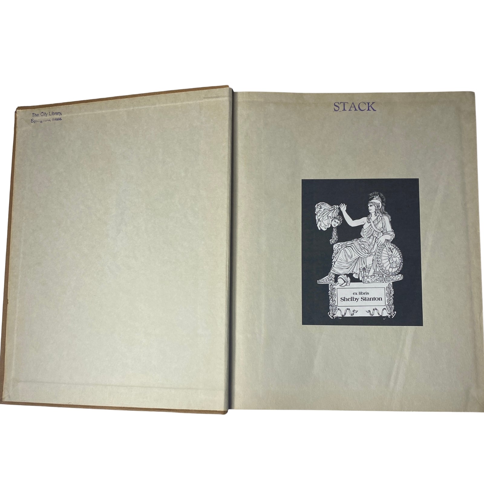 Inside view of Ladies' Home Journal Library Bound Magazine 1956 displaying the cover page and library tag.