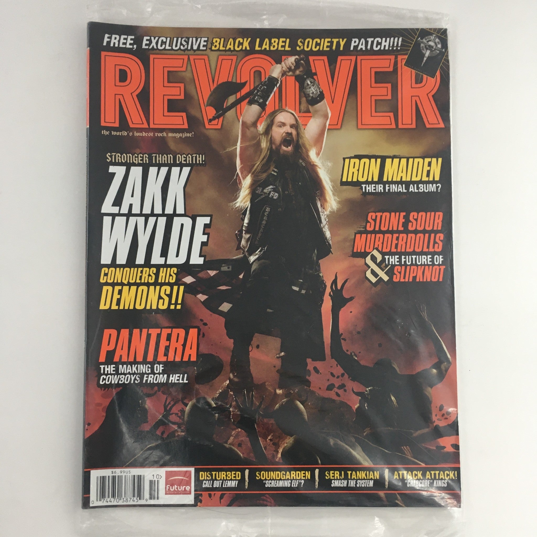 Revolver Magazine September 2010 Zack Wylde & Iron Maiden, Brand New No Label VG