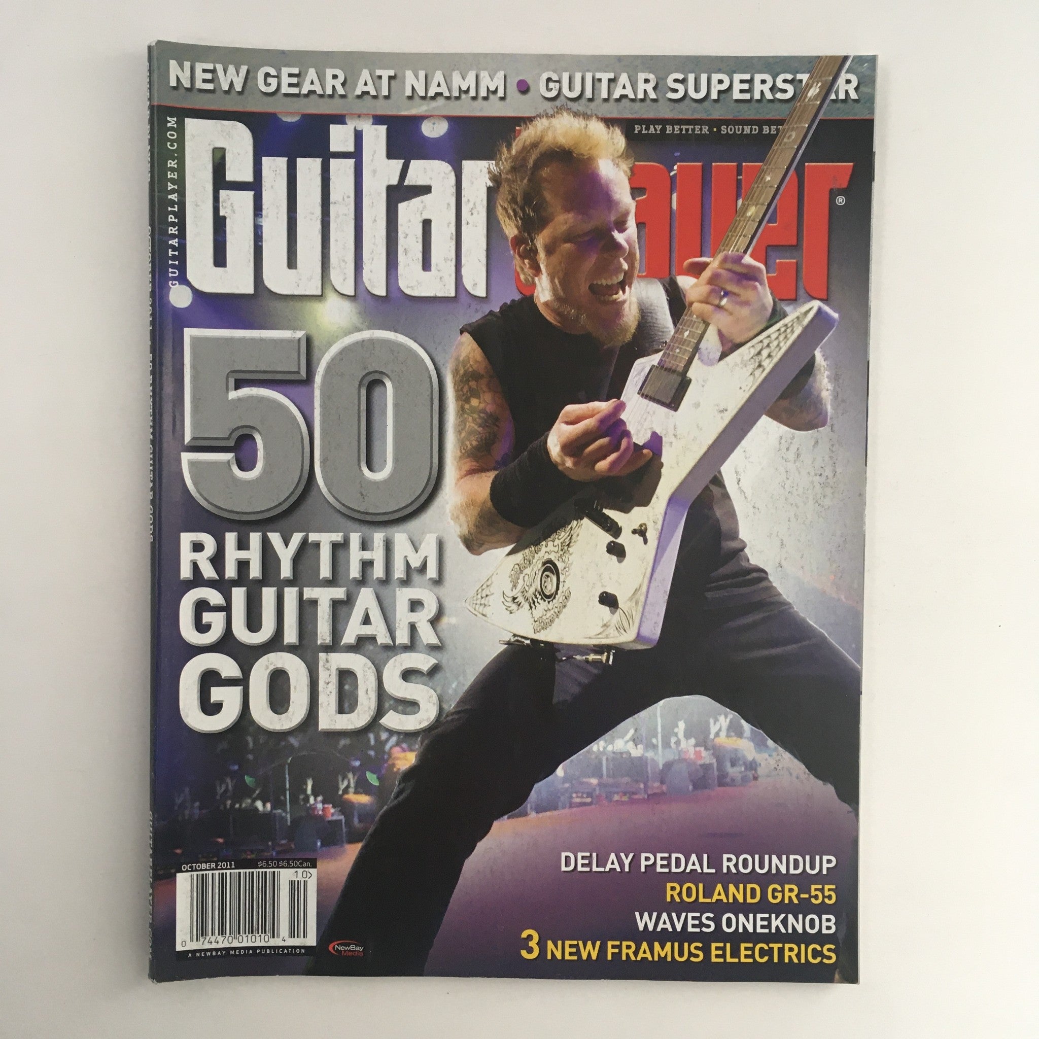 Guitar Player Magazine October 2011 Lindsey Buckingham & Bob Marley, No Label