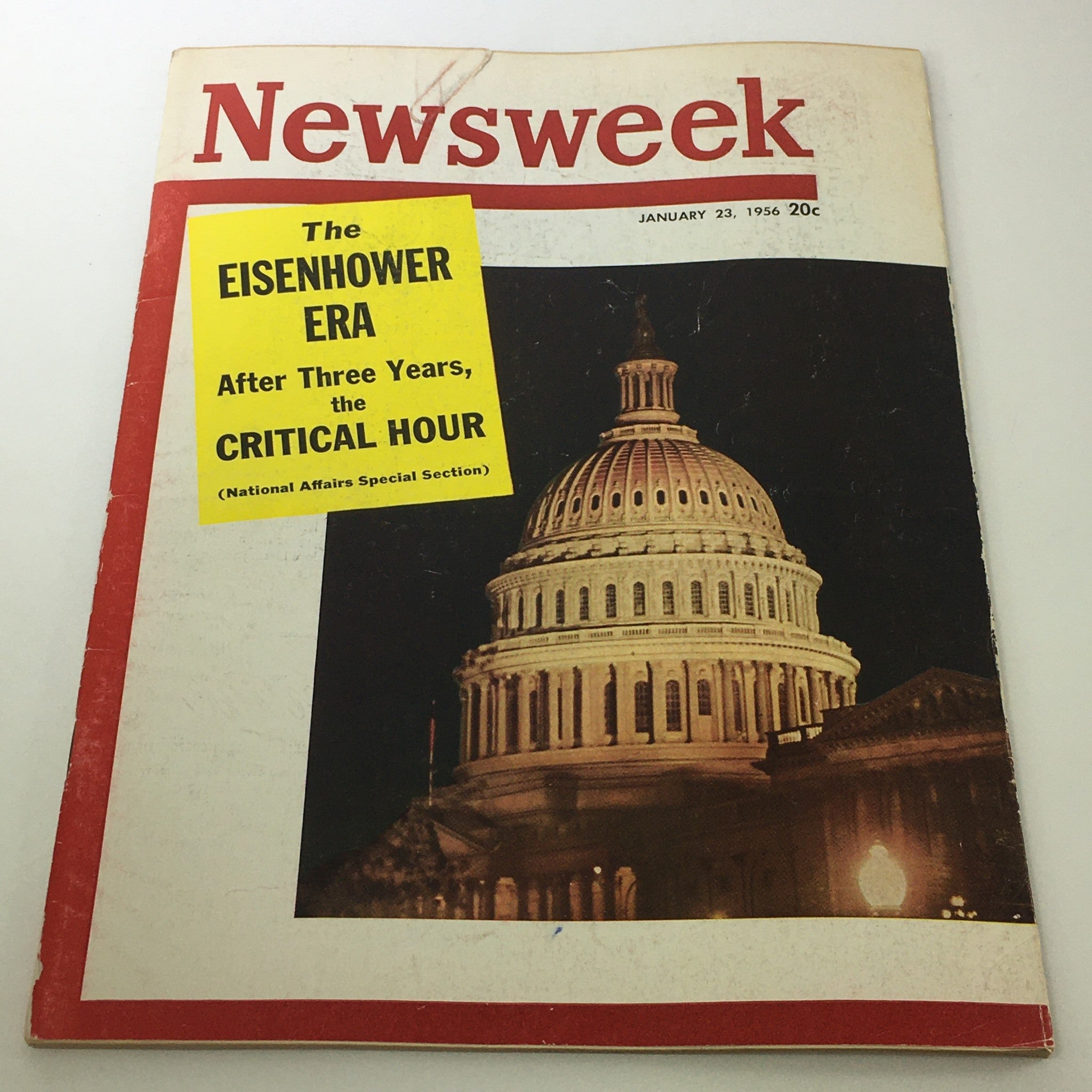 VTG Newsweek Magazine January 23 1956 - The Ike Eisenhower Era No Label