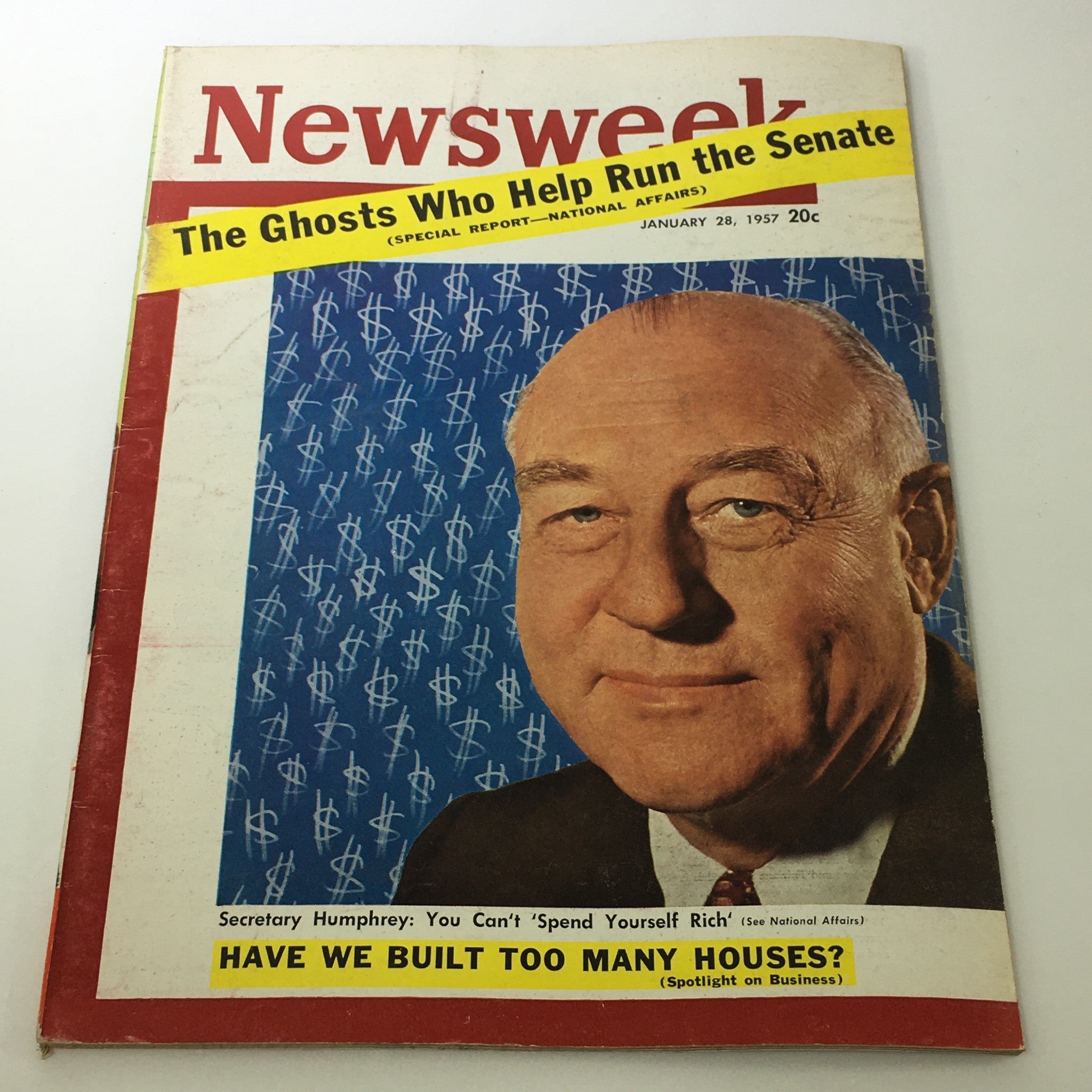 VTG Newsweek Magazine January 28 1957 - Secretary George M. Humphrey No Label