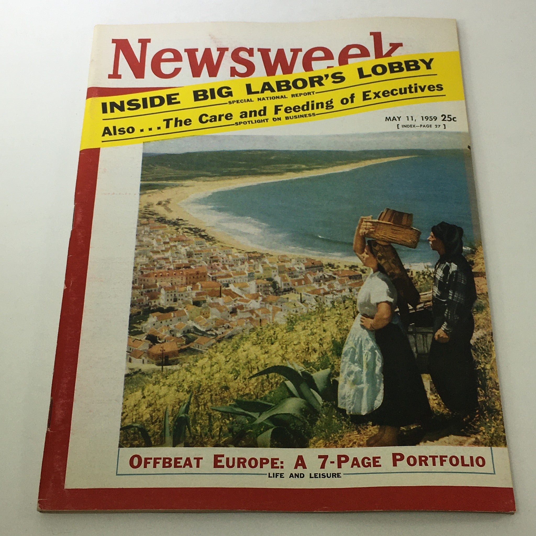 VTG Newsweek Magazine May 11 1959 - Offbeat Europe 7-Page Portfolio No Label