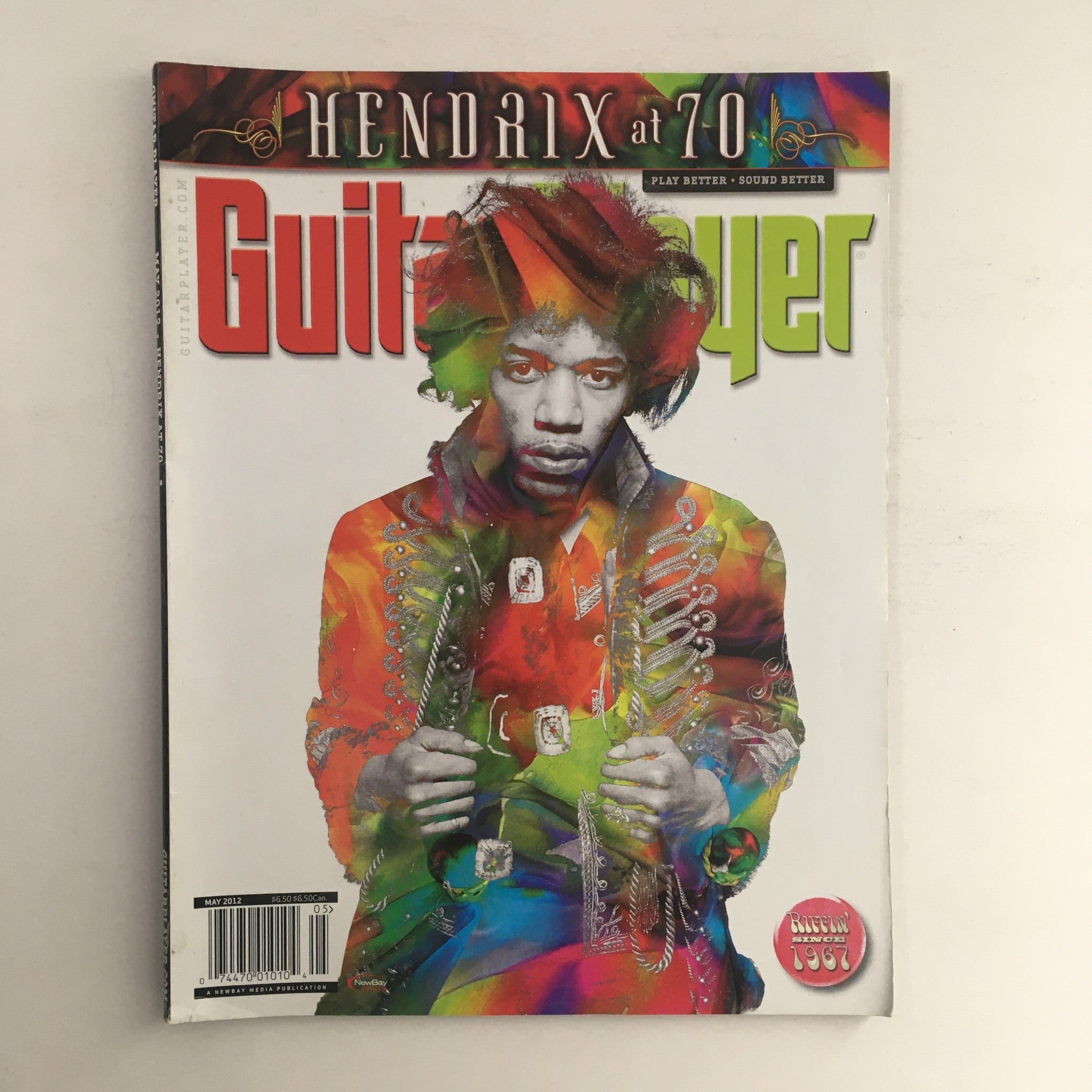 Guitar Player Magazine May 2012 American Musician Jimi Hendrix, No Label