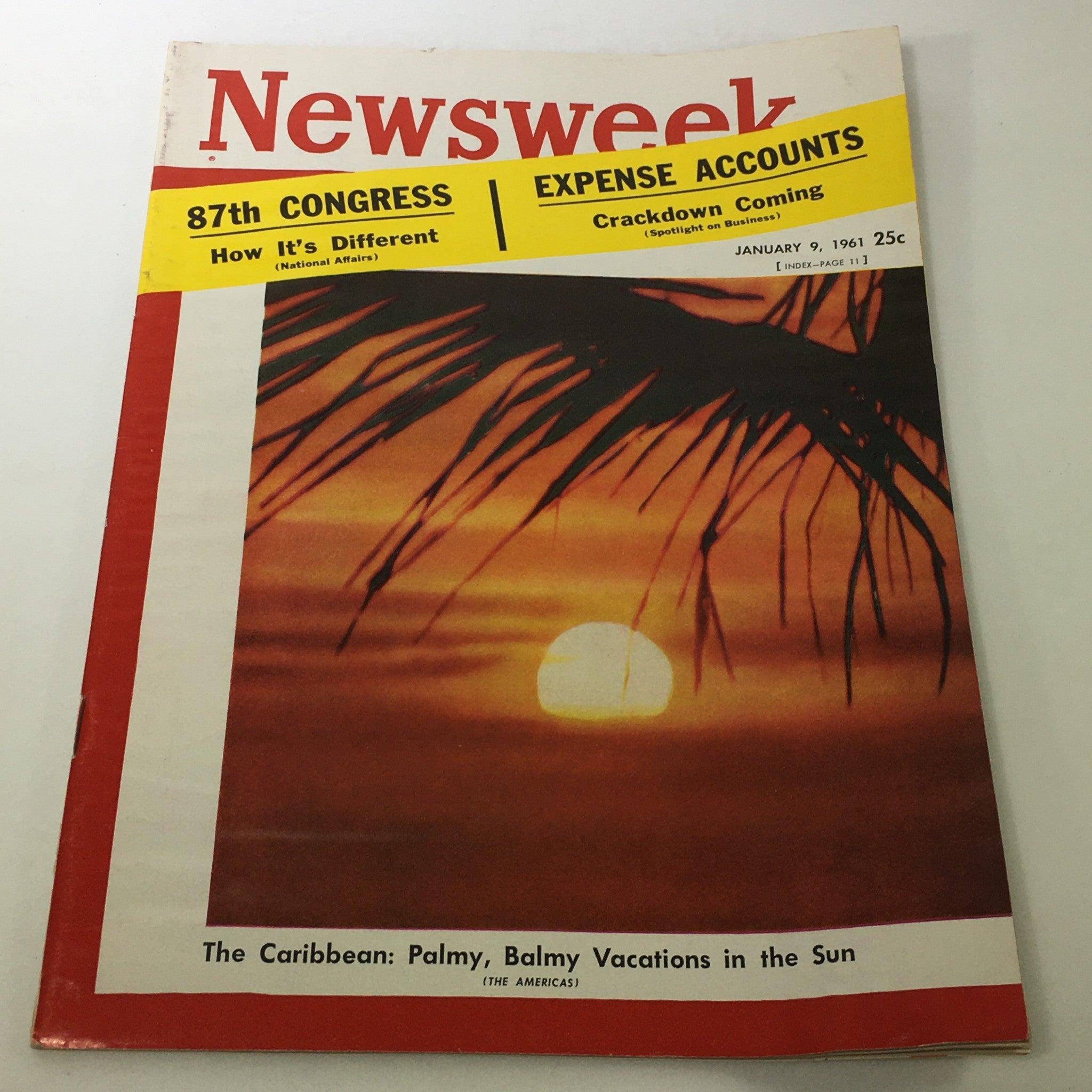 VTG Newsweek Magazine January 9 1961 - The Caribbean 87th Congress No Label