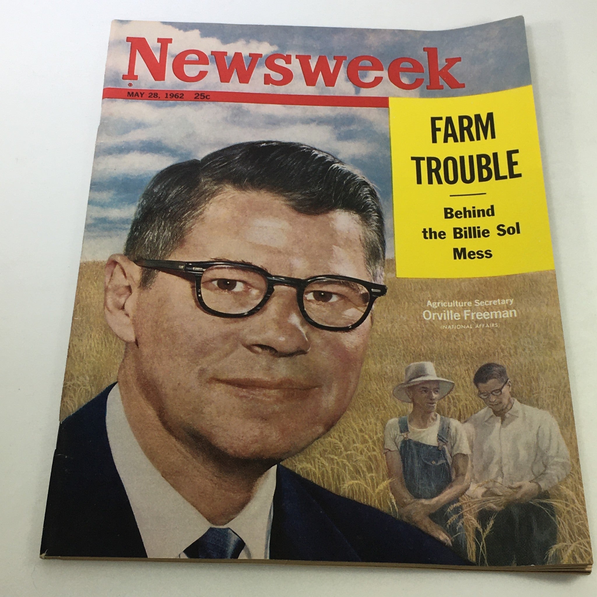 VTG Newsweek Magazine May 28 1962 - Agriculture Sec. Orville Freeman No Label