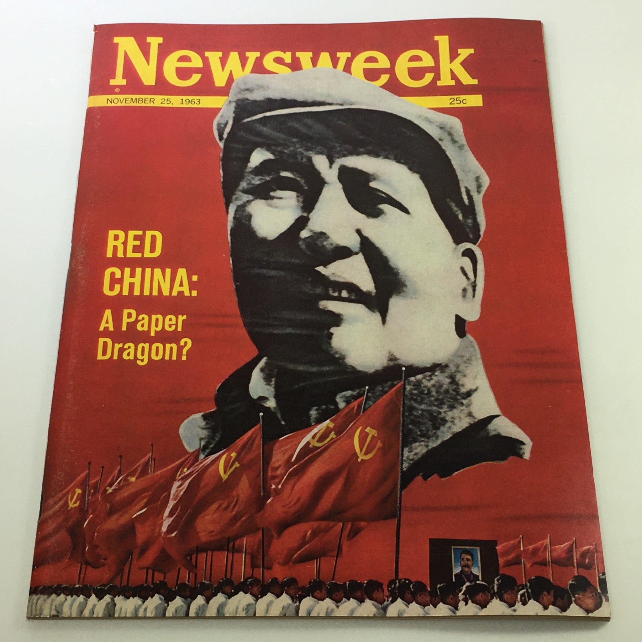 VTG Newsweek Magazine November 25 1963 - Mao Zedong / Newsstand / No Label