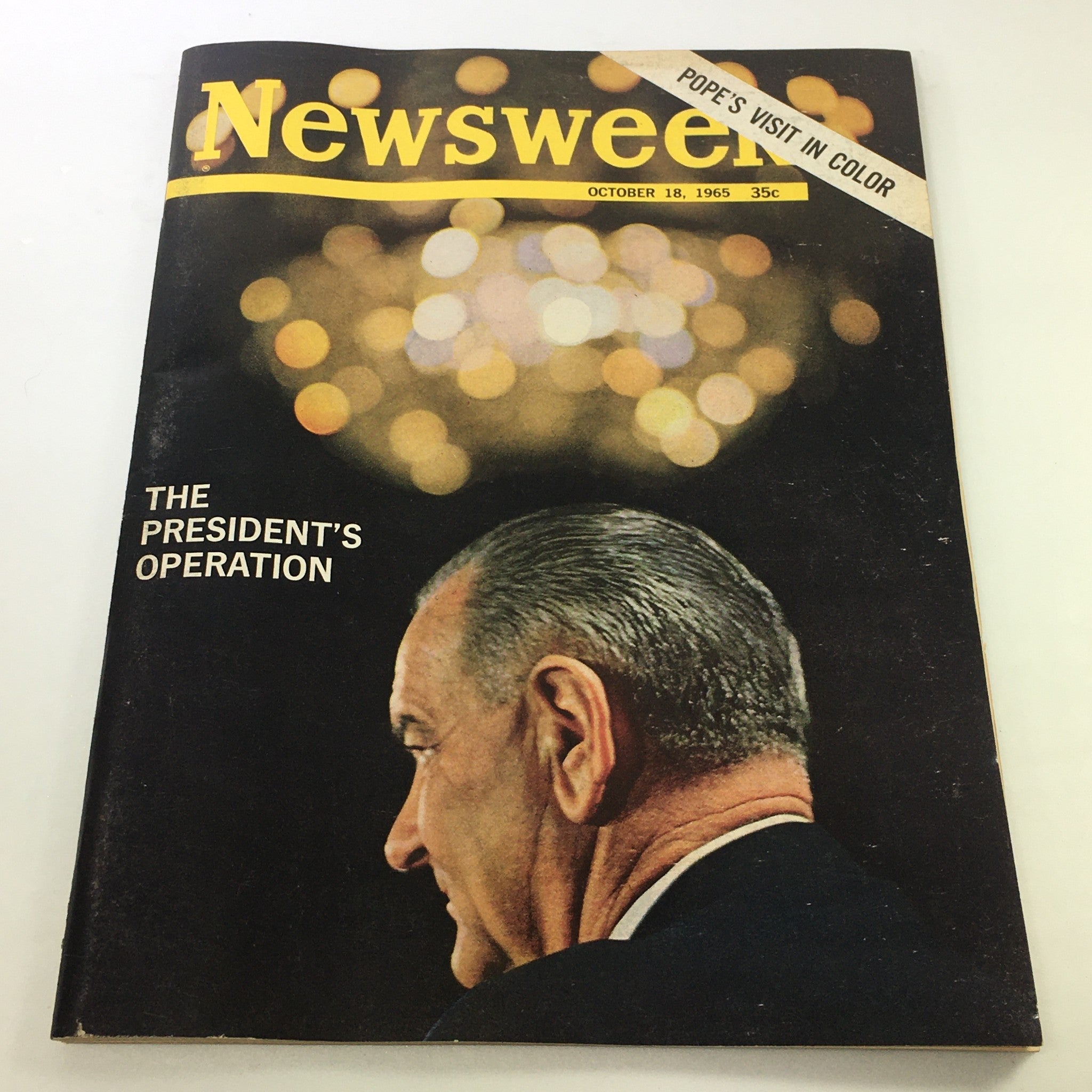 VTG Newsweek Magazine October 18 1965 - Lyndon B. Johnson / Newsstand / No Label