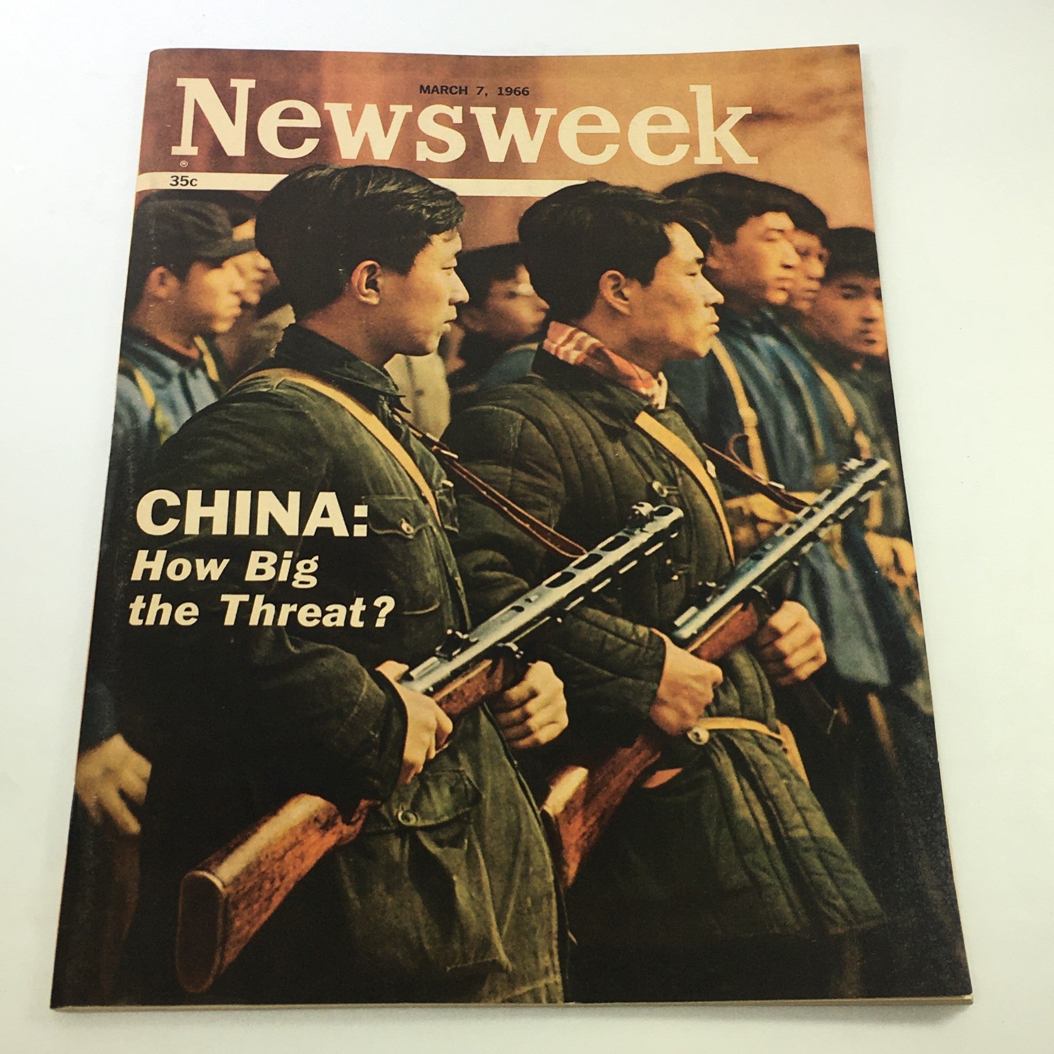 VTG Newsweek Magazine March 7 1966 - China How Big the Threat / Newsstand