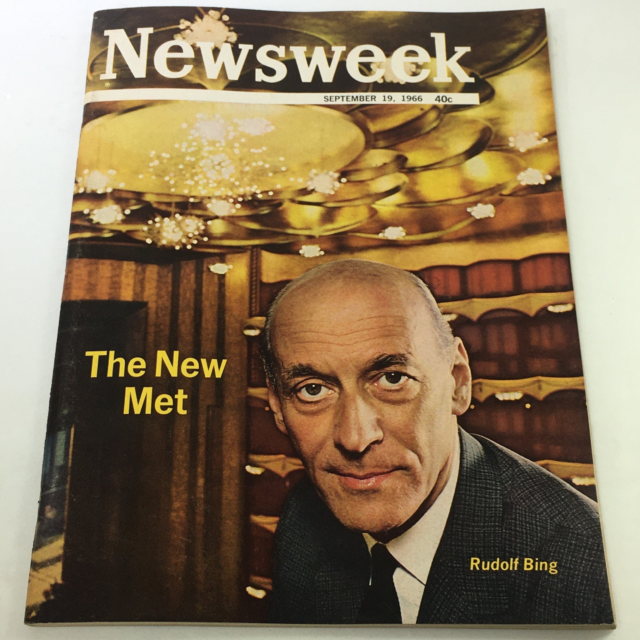 VTG Newsweek Magazine September 19 1966 - Rudolf Bing The New Met / Newsstand