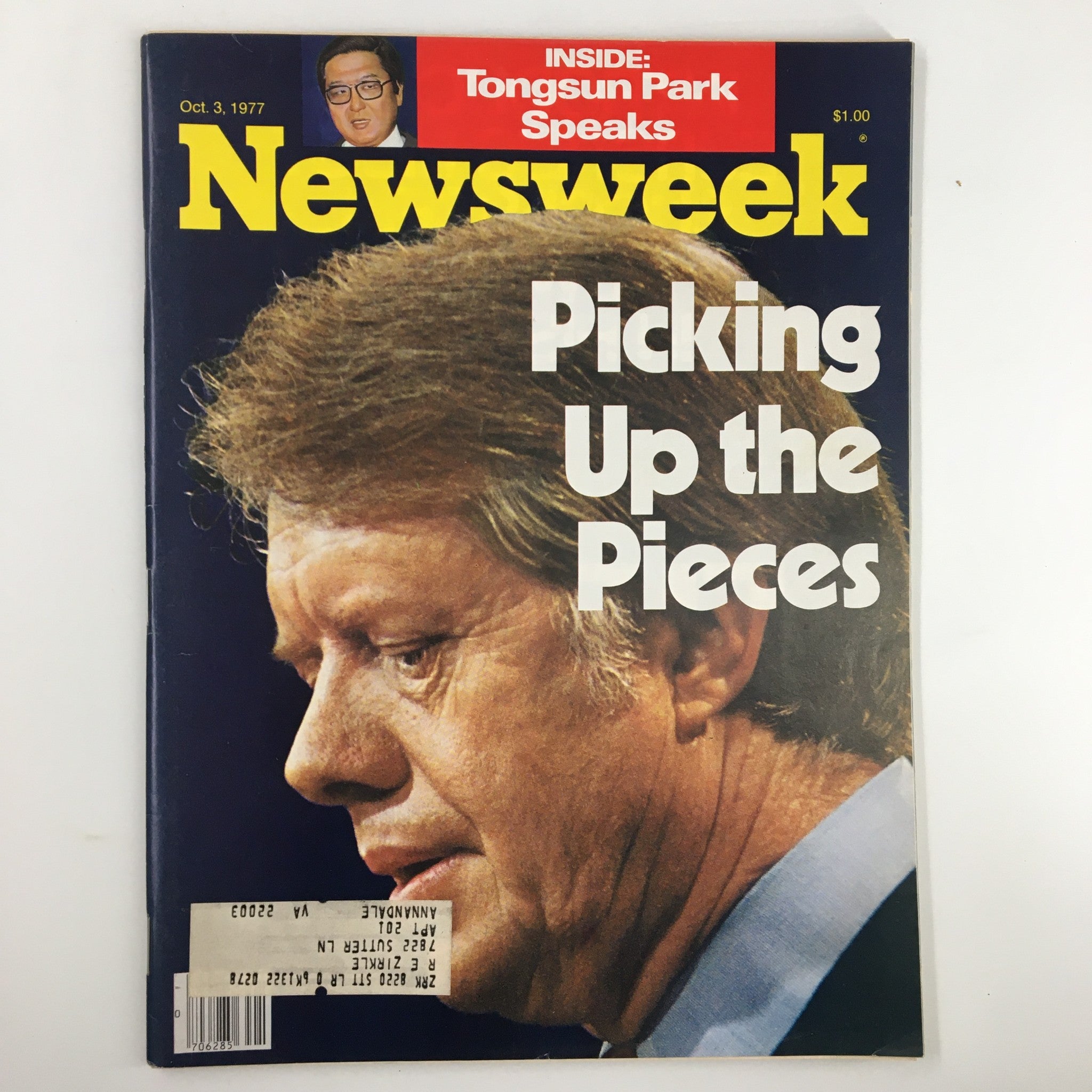 VTG Newsweek Magazine October 3 1977 Jimmy Carter Picking Up The Pieces