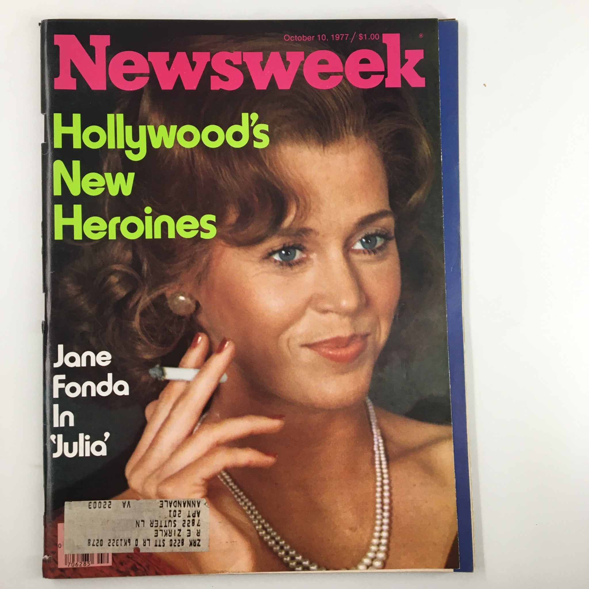 VTG Newsweek Magazine October 10 1977 Jane Fonda Hollywood's New Heroines