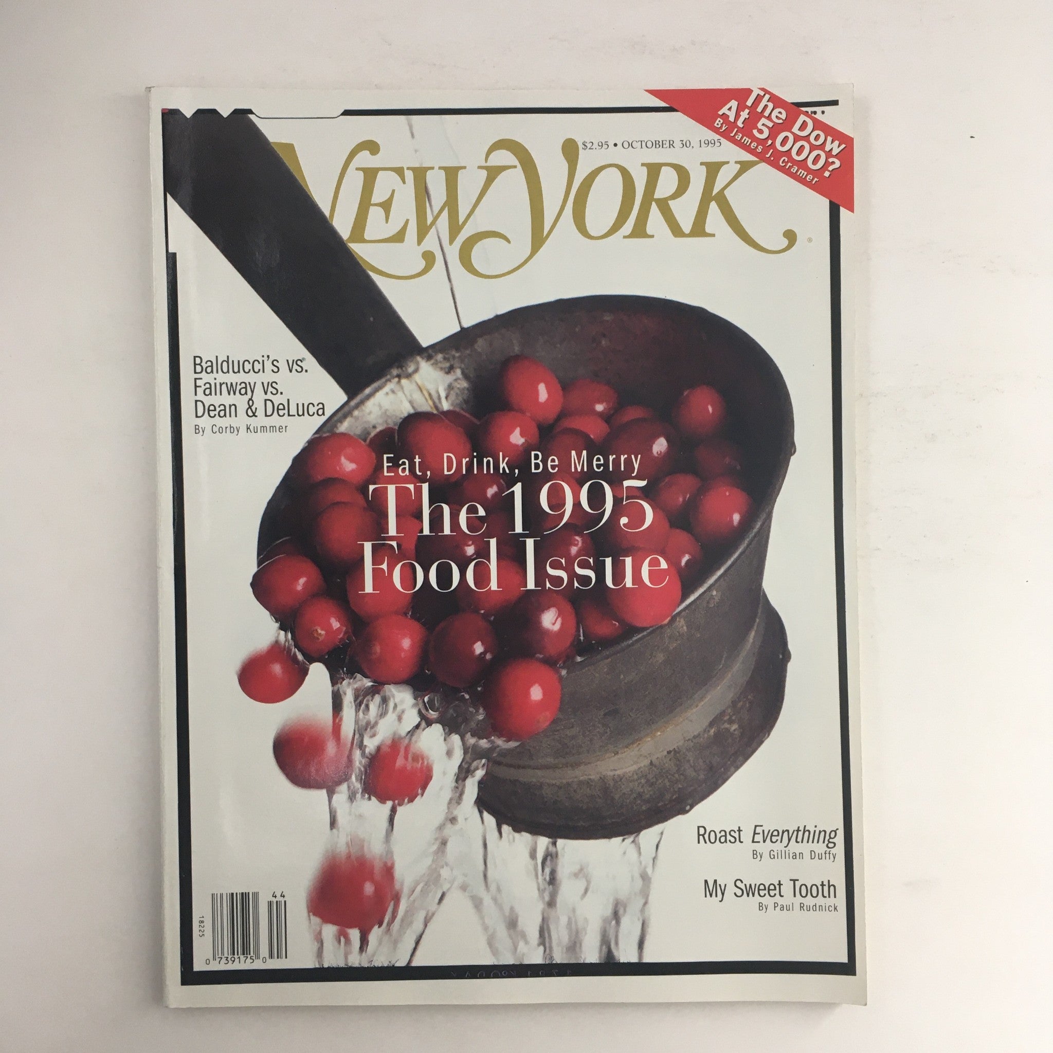 New York Magazine October 30 1995 Roast Everything & My Sweet Tooth, No Label VG