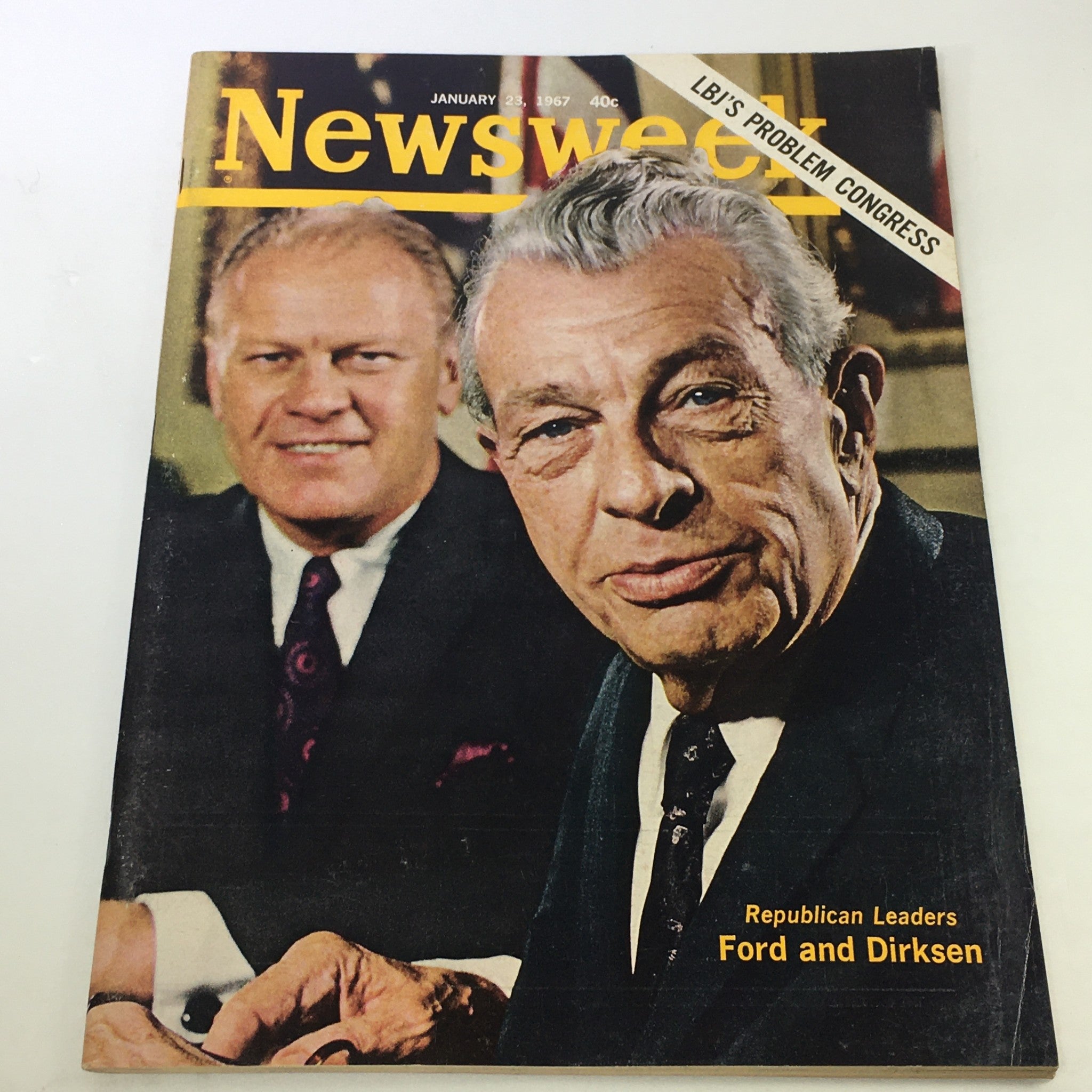 VTG Newsweek Magazine January 12 1967 - Gerald Ford & Everett Dirksen