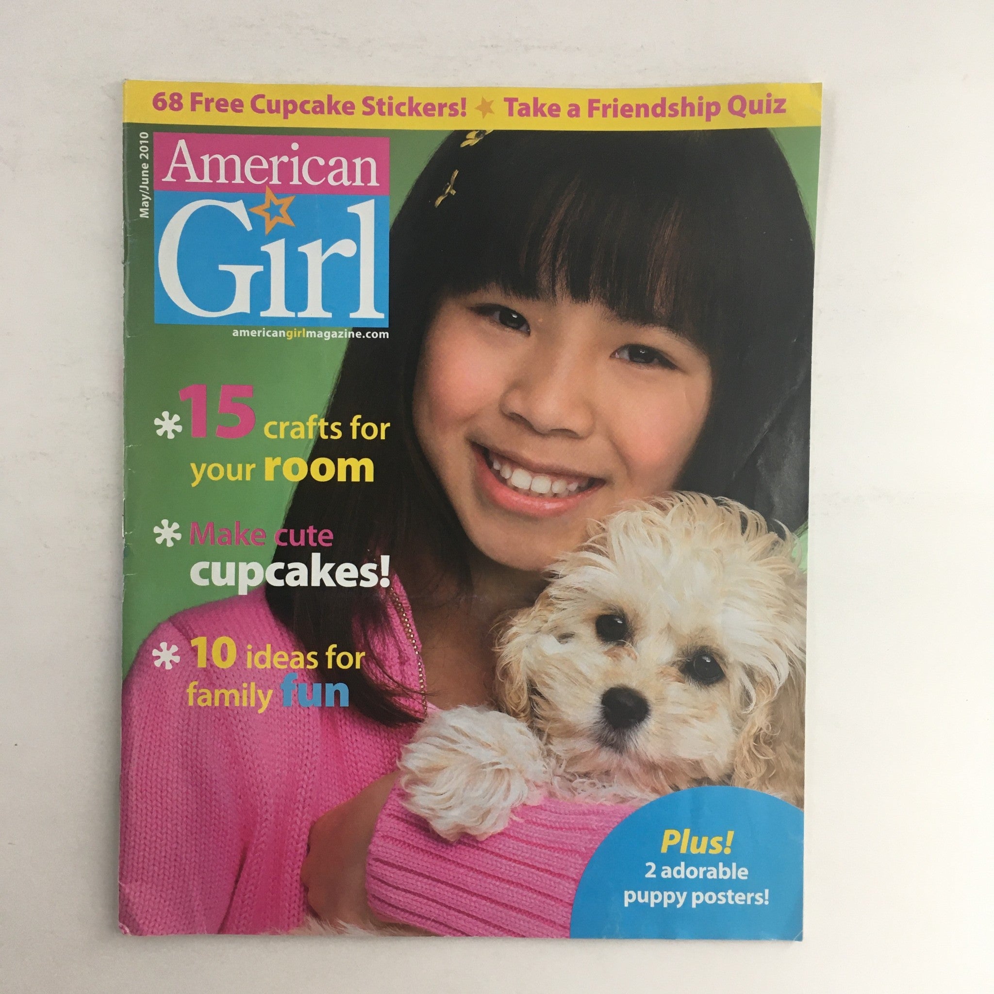 American Girl Magazine May 2010 Make Cute Cupcakes & Family Fun Ideas, W Poster