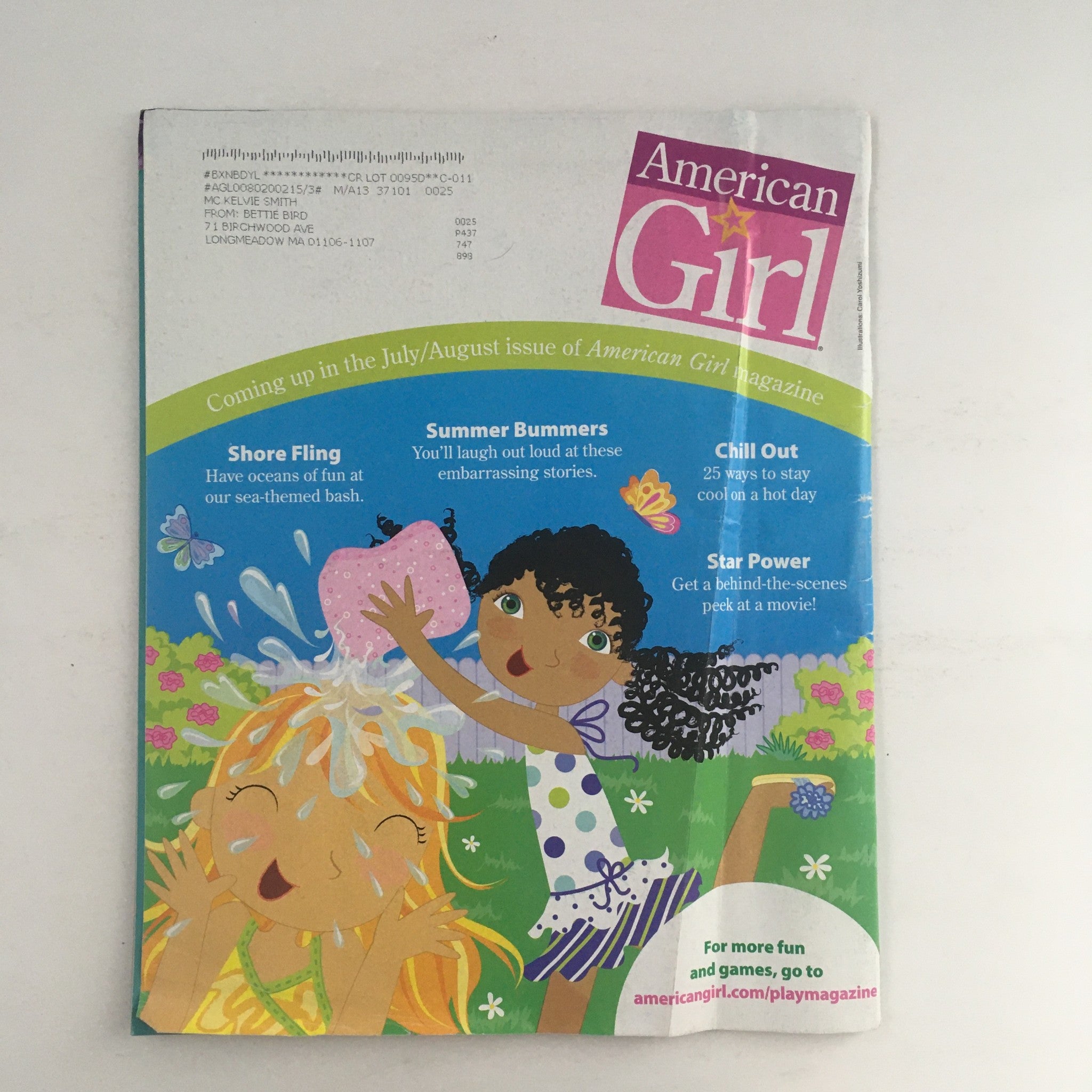 American Girl Magazine May 2012 Hilarious Pet Pics & Cool Room Crafts, w Poster