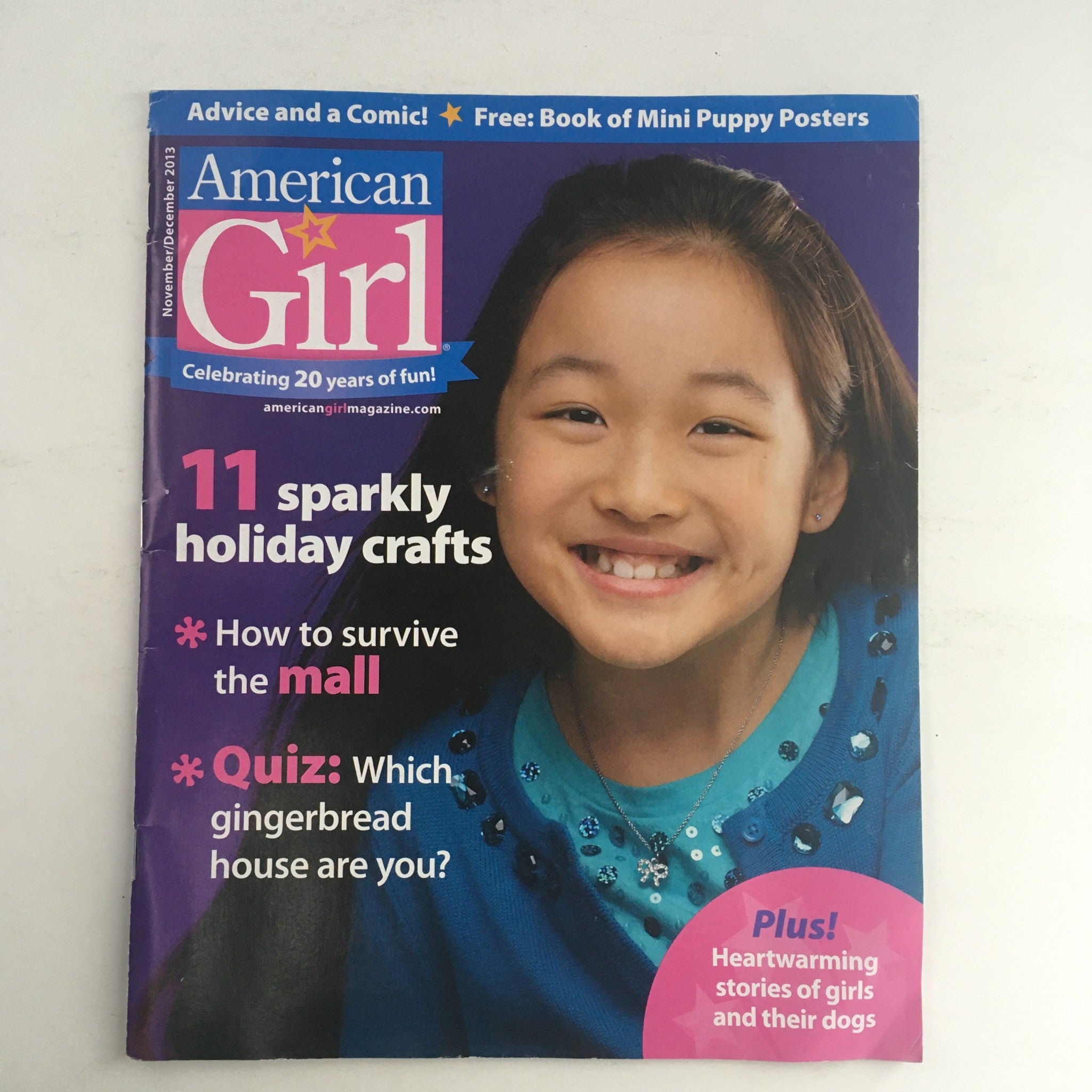 American Girl Magazine November 2013 How To Survive The Mall, w Poster