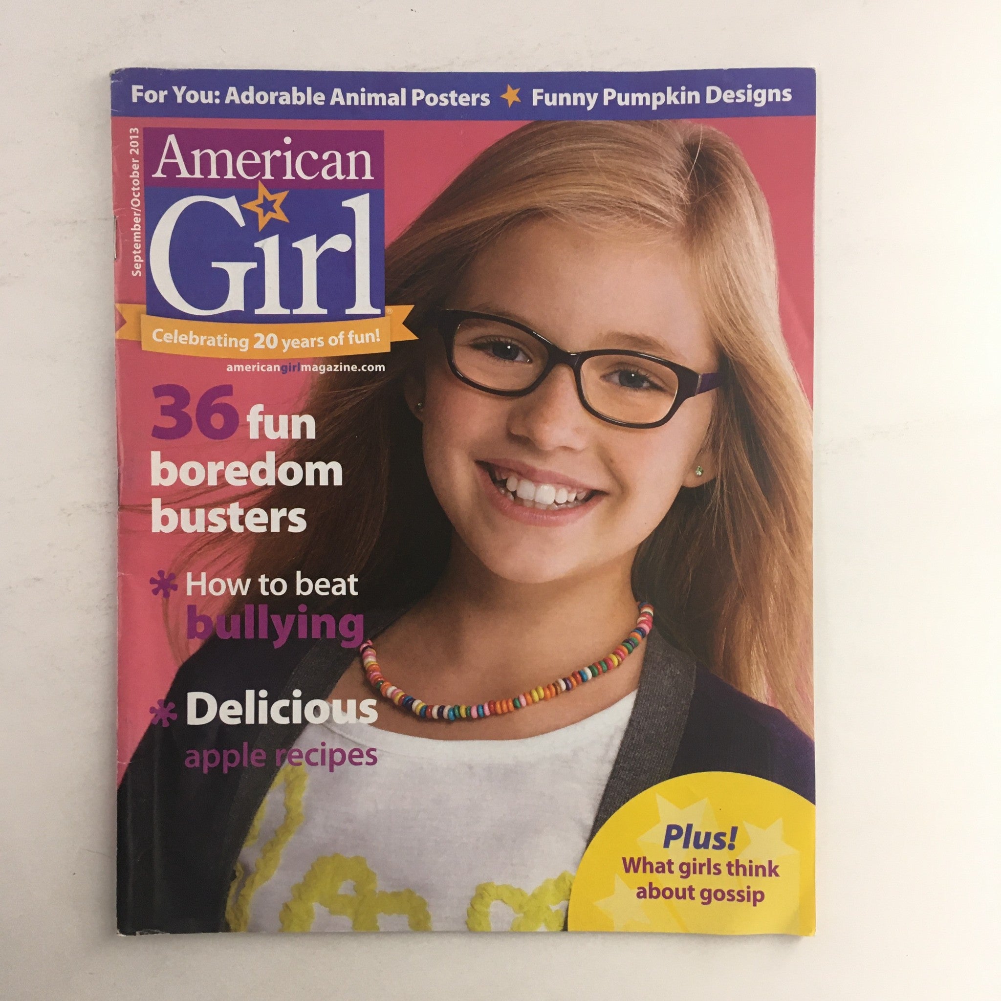 American Girl Magazine September 2013 Fun Boredom Busters & How To Beat Bullying