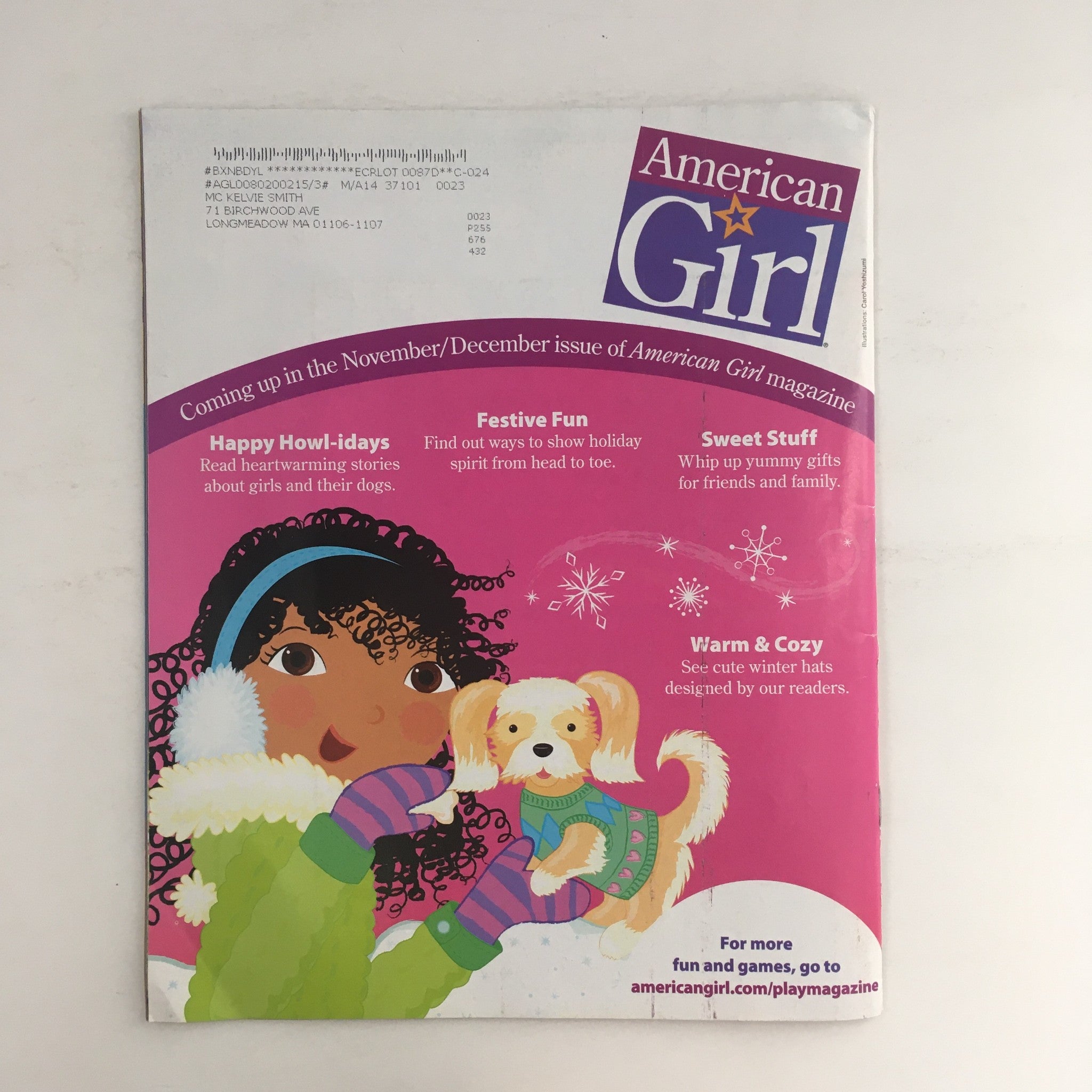 American Girl Magazine September 2013 Fun Boredom Busters & How To Beat Bullying