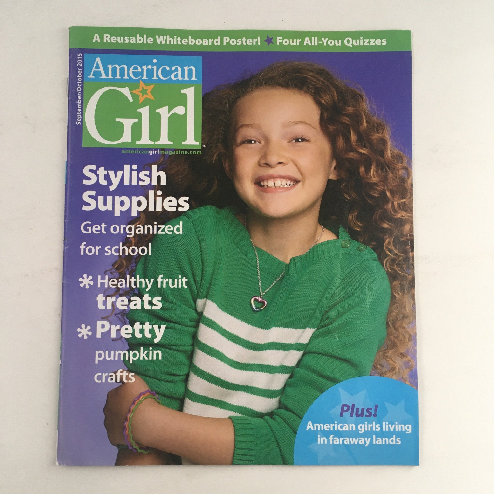 American Girl Magazine September 2015 Stylish Supplies Get Organized For School