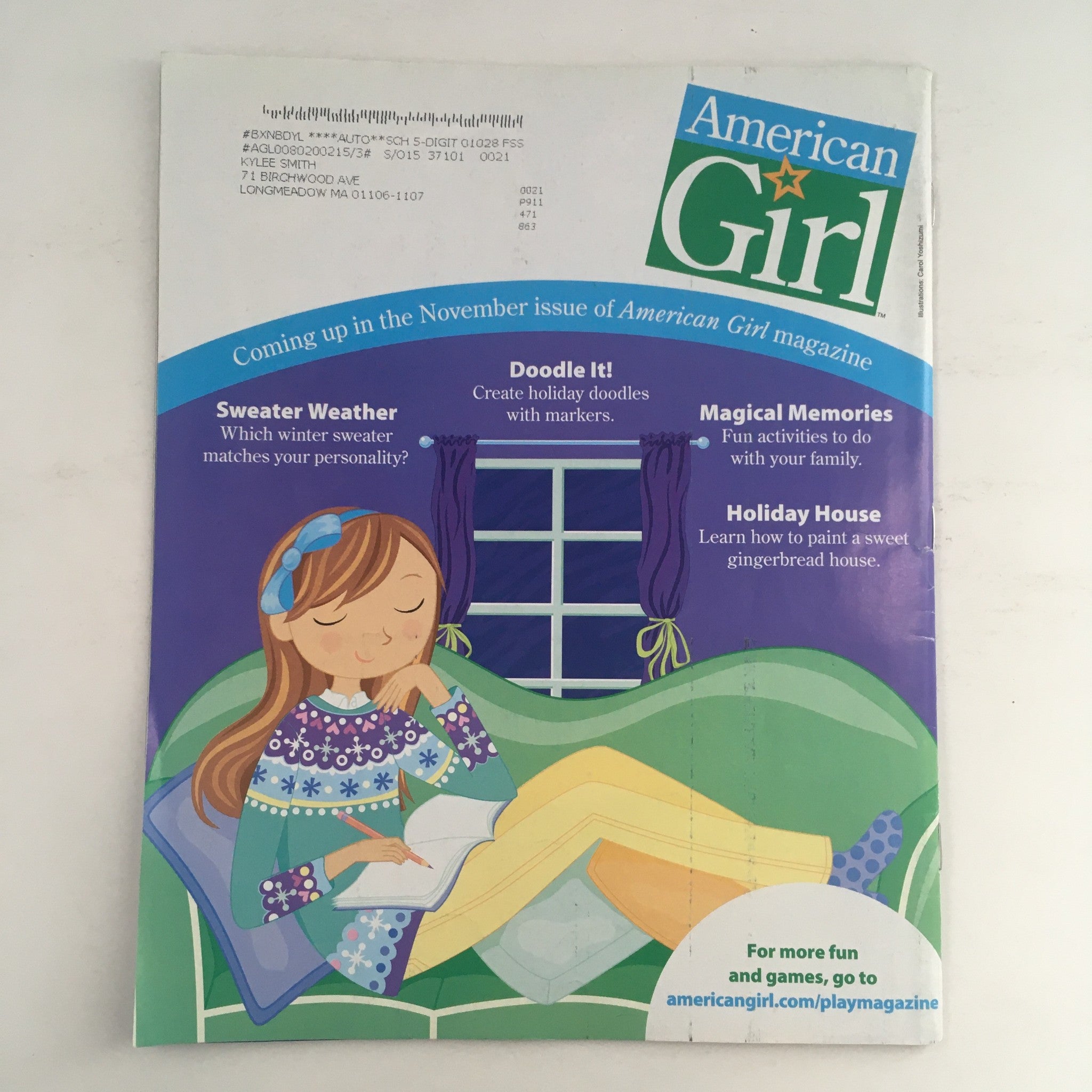 American Girl Magazine September 2015 Stylish Supplies Get Organized For School