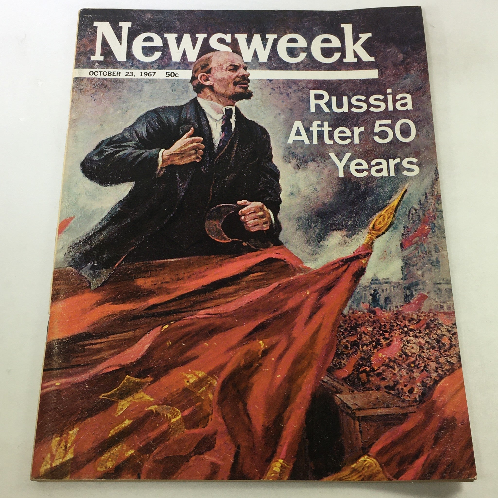 VTG Newsweek Magazine October 23 1967 - Russia After 50 Years / Newsstand