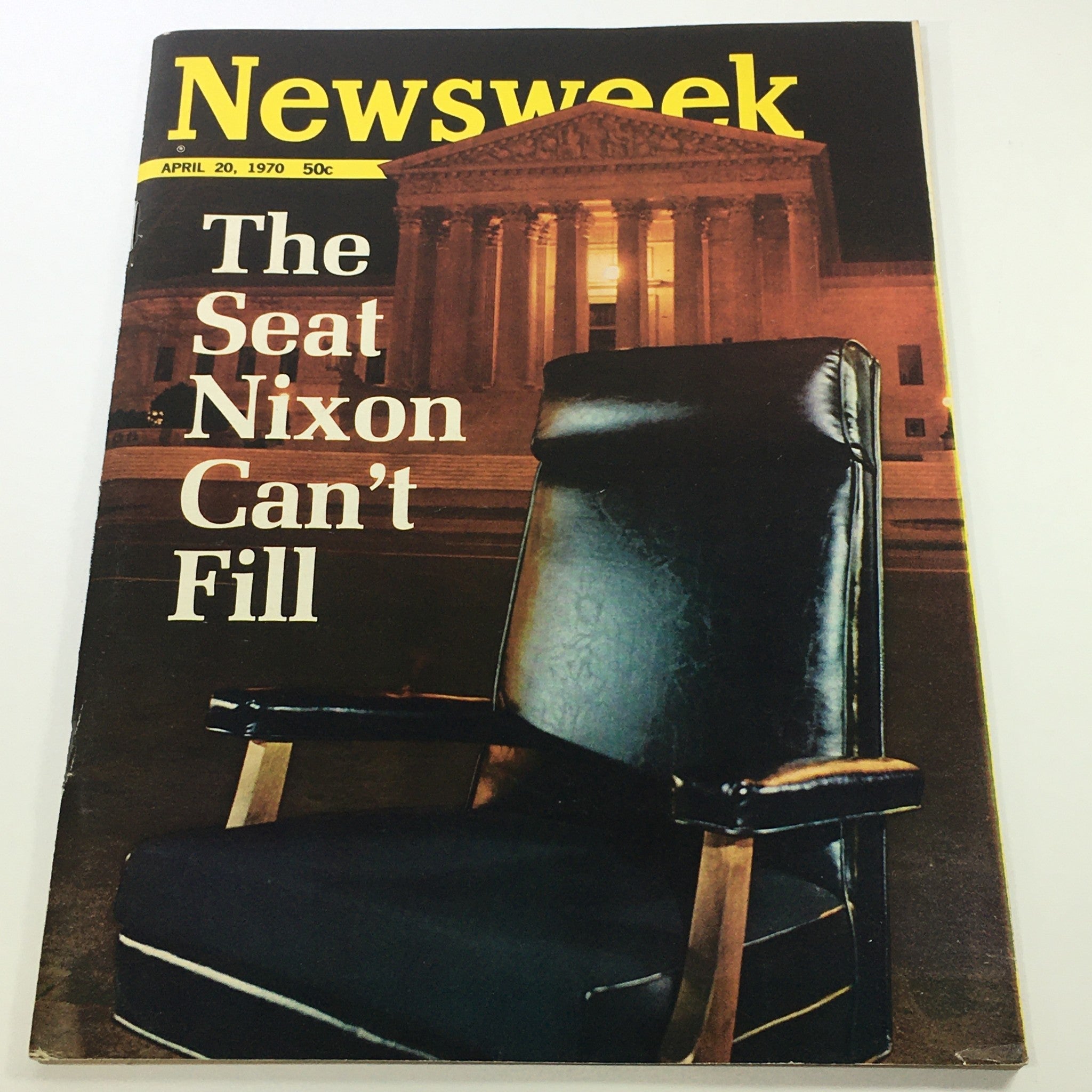 VTG Newsweek Magazine April 20 1970 - The Seat Richard Nixon Can't Fill