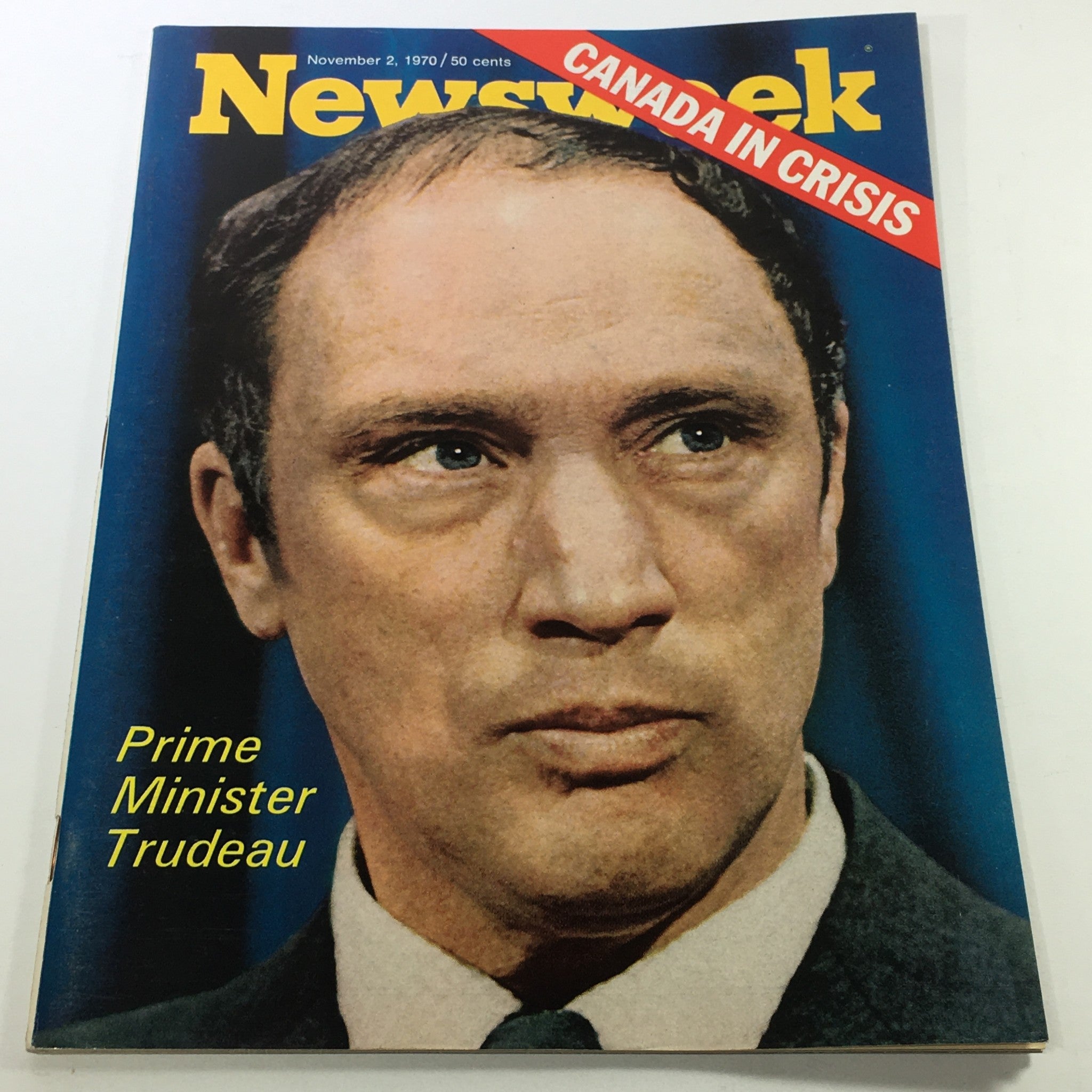 VTG Newsweek Magazine November 2 1970 - Pierre Trudeau / Newsstand