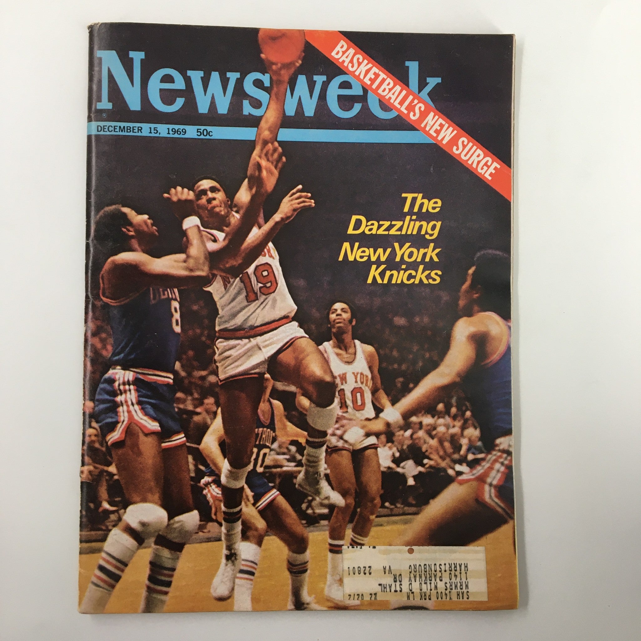 Newsweek Magazine December 15 1969 The Dazzling NBA New York Knicks WILLIS REED