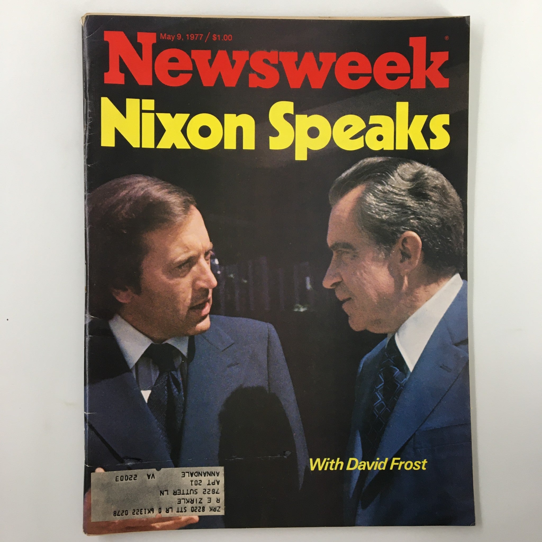 VTG Newsweek Magazine May 9 1977 Richard Nixon with David Frost