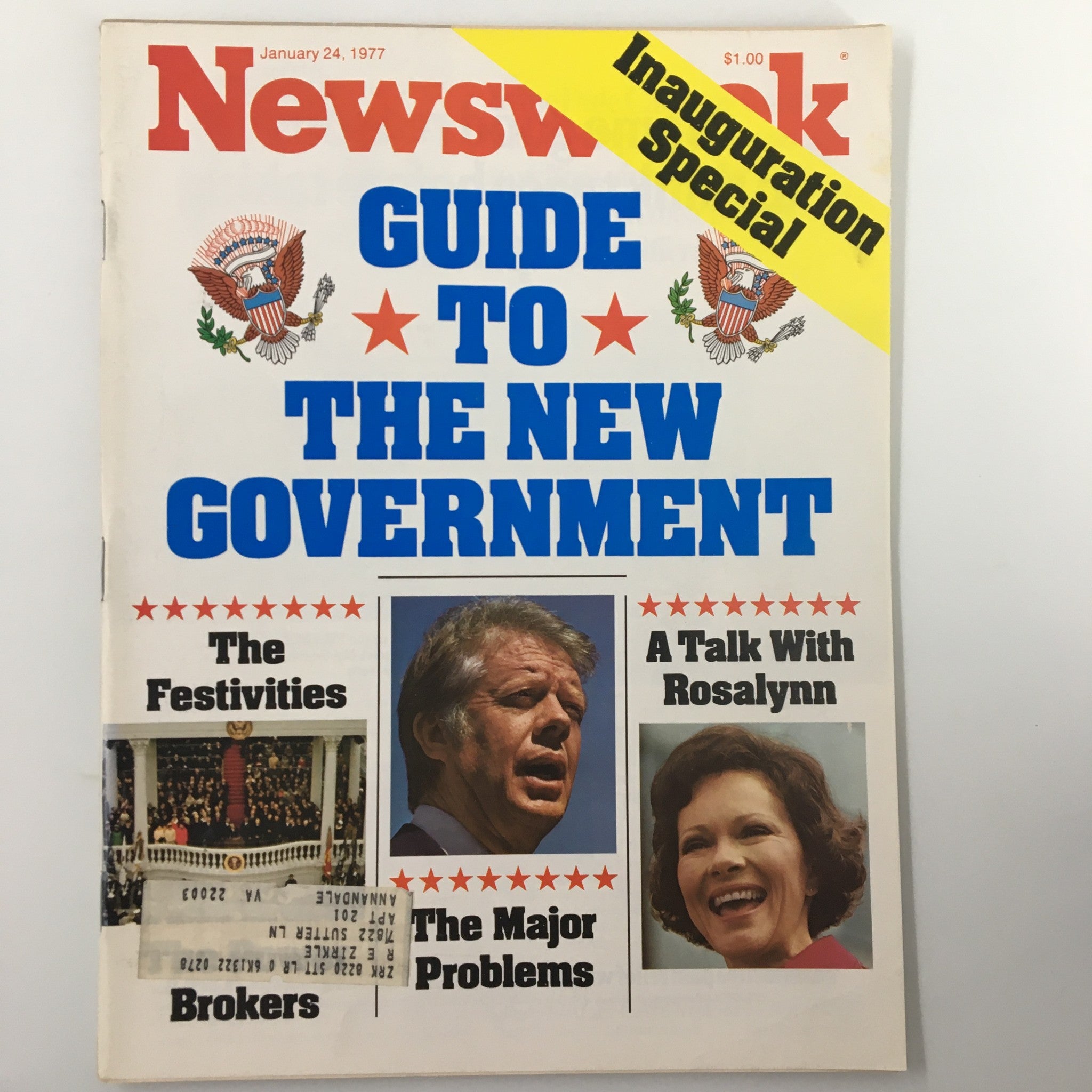 VTG Newsweek Magazine January 24 1977 Jimmy Carter Guide To The New Government