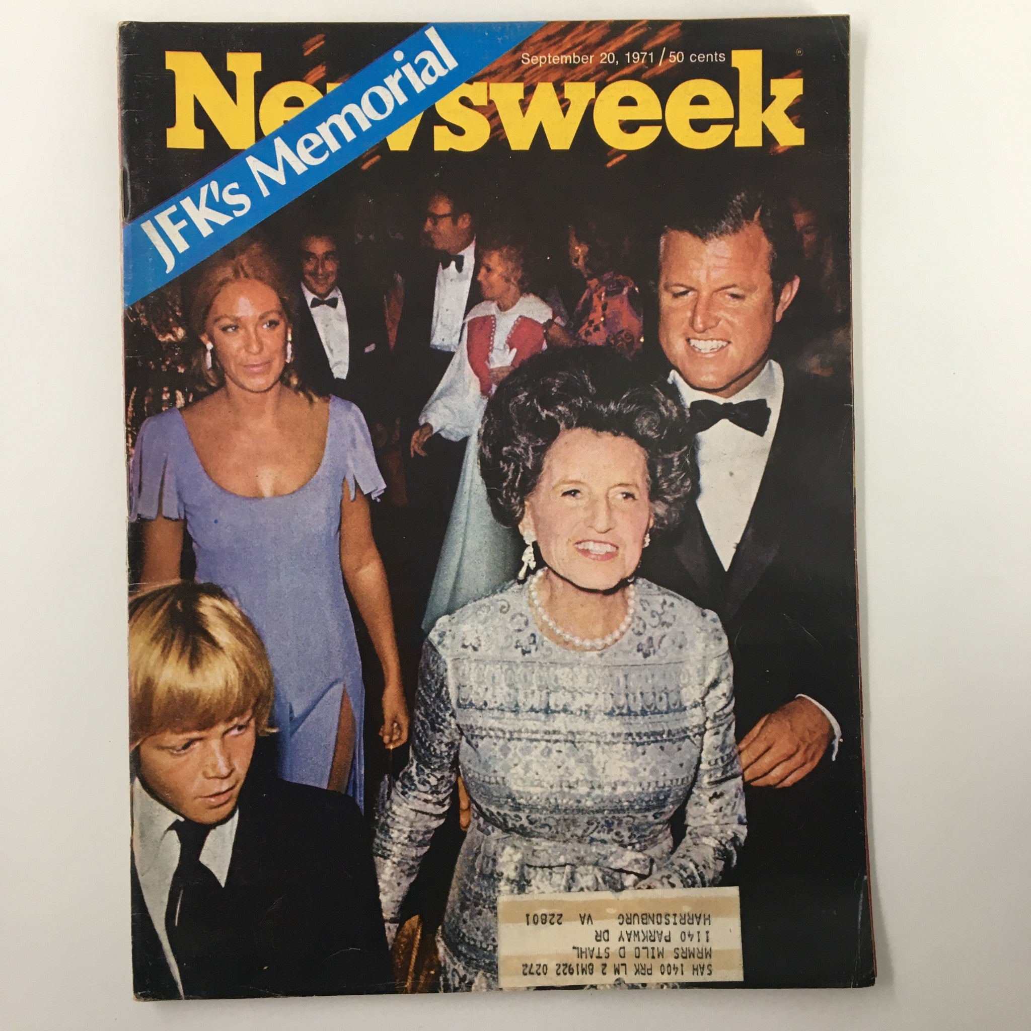 VTG Newsweek Magazine September 20 1971 John F. Kennedy's Memorial