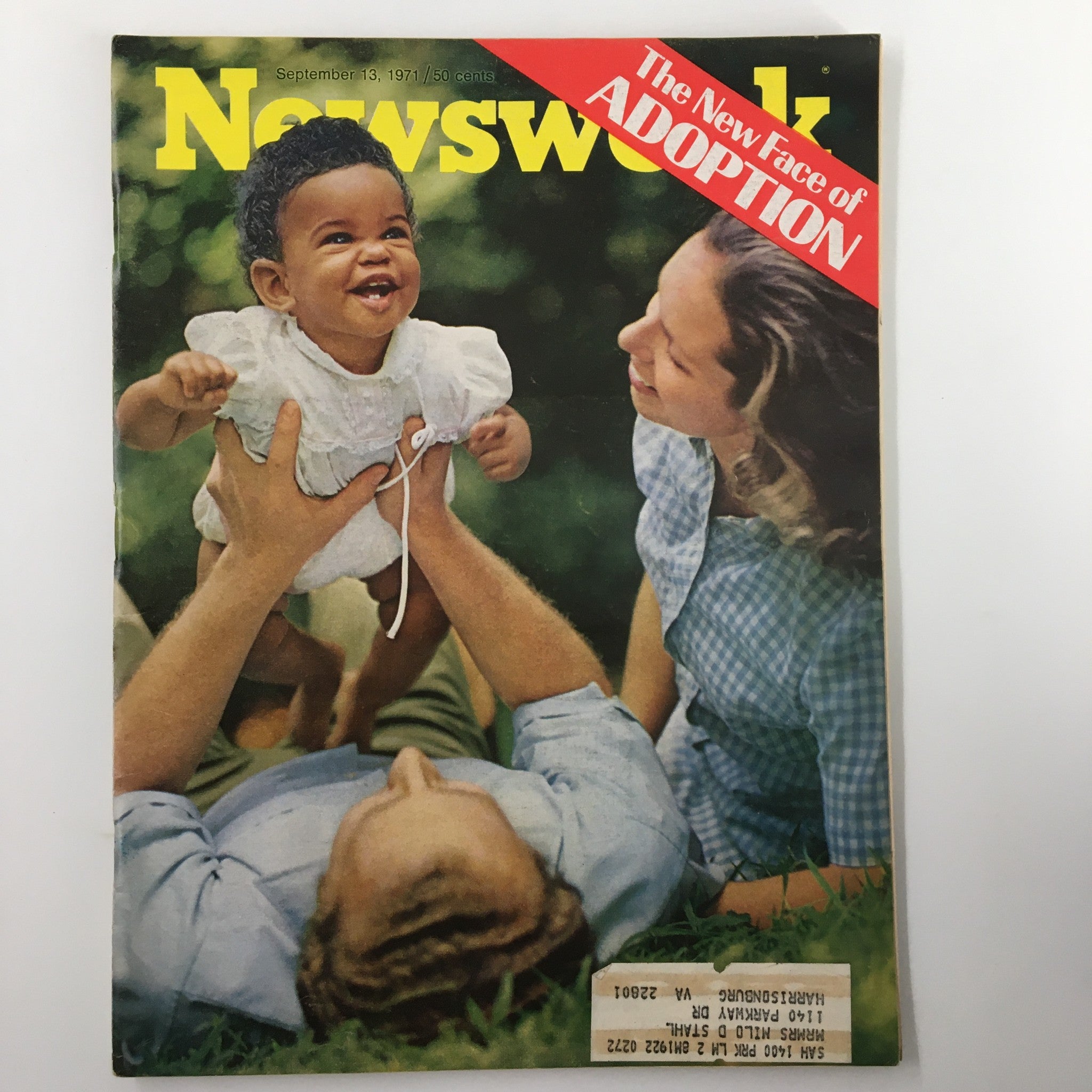 VTG Newsweek Magazine September 13 1971 The New Face of Adoption