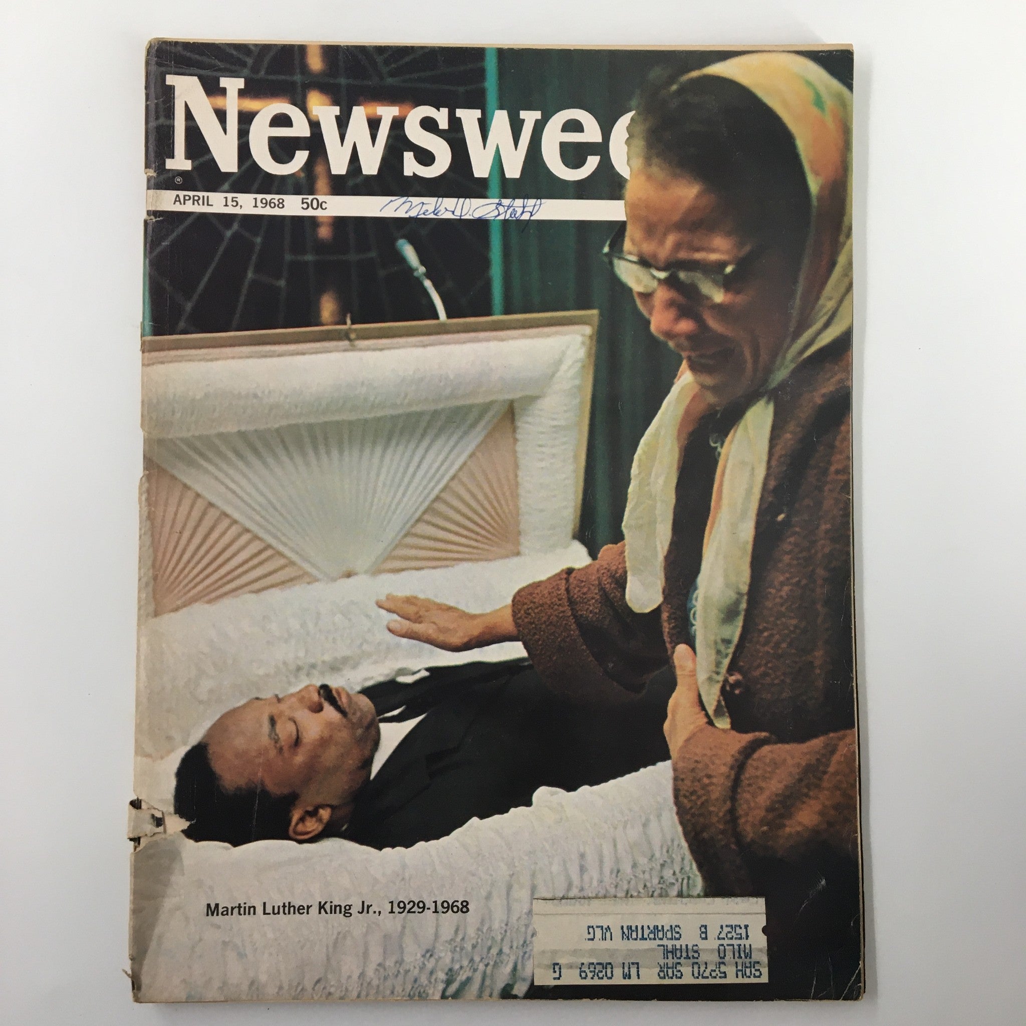 VTG Newsweek Magazine April 15 1968 Martin Luther King Jr. 1929 - 1968