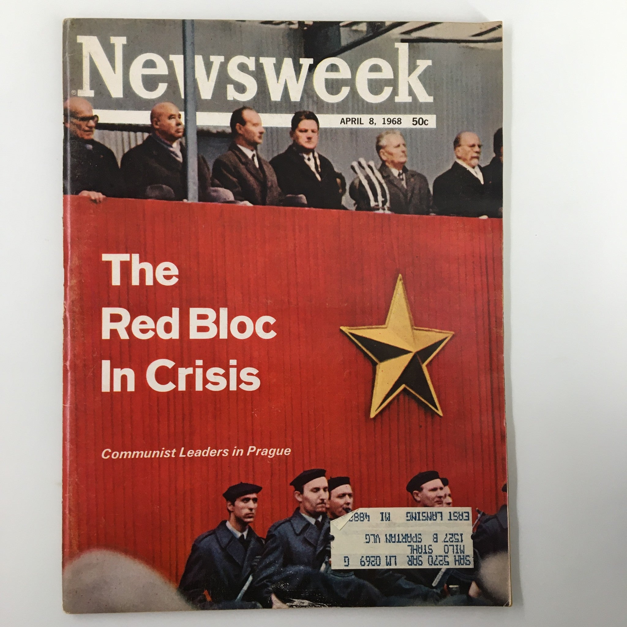 VTG Newsweek Magazine April 8 1968 The Red Bloc In Crisis Communist Leaders