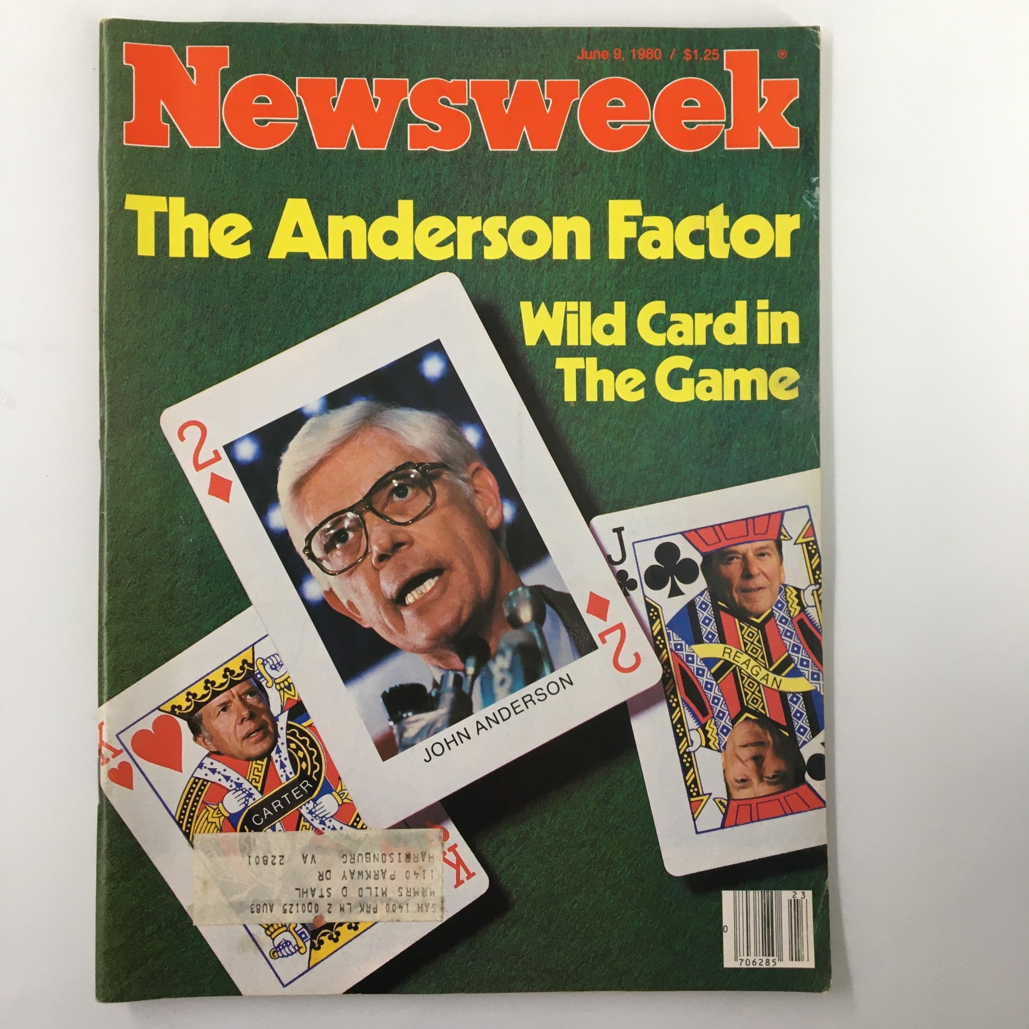 VTG Newsweek Magazine June 9 1980 The Anderson Factor Wild Card in The Game