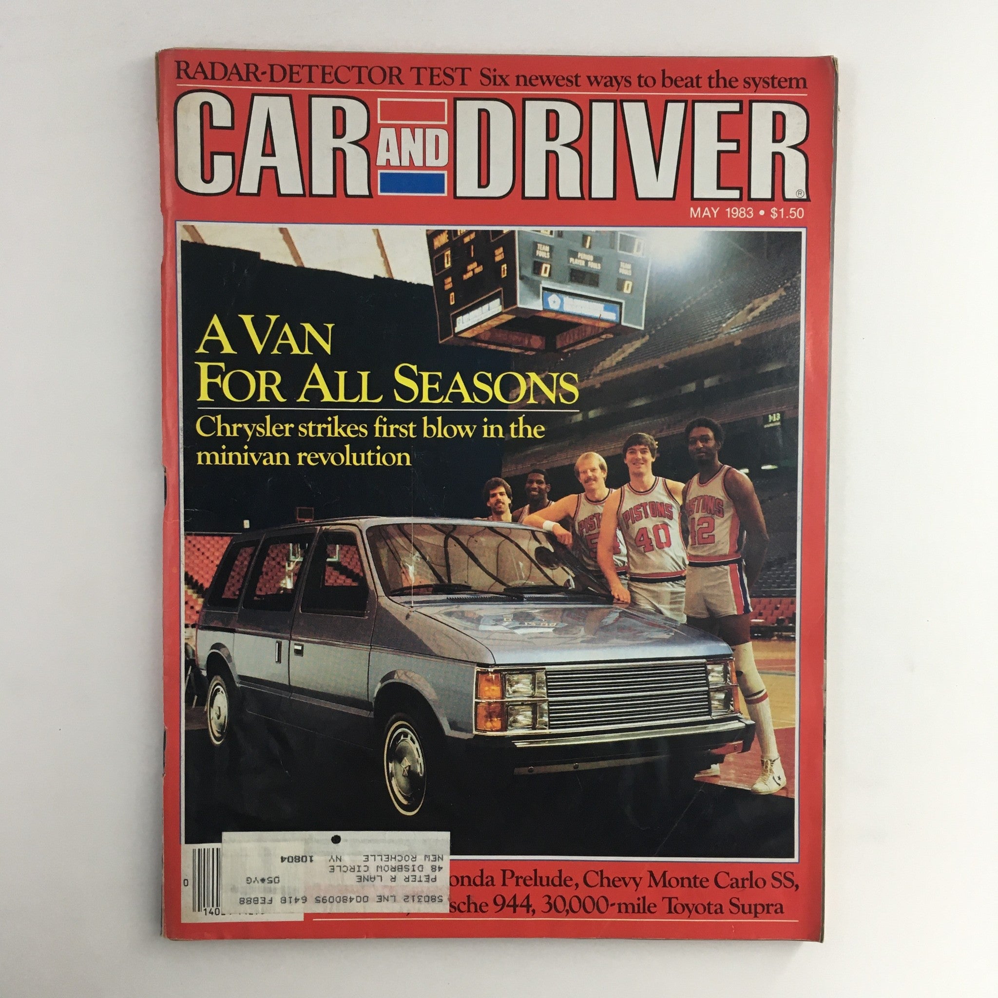 Car and Driver Magazine May 1983 Chevy Monte Carlo SS & Radar-Detector Test