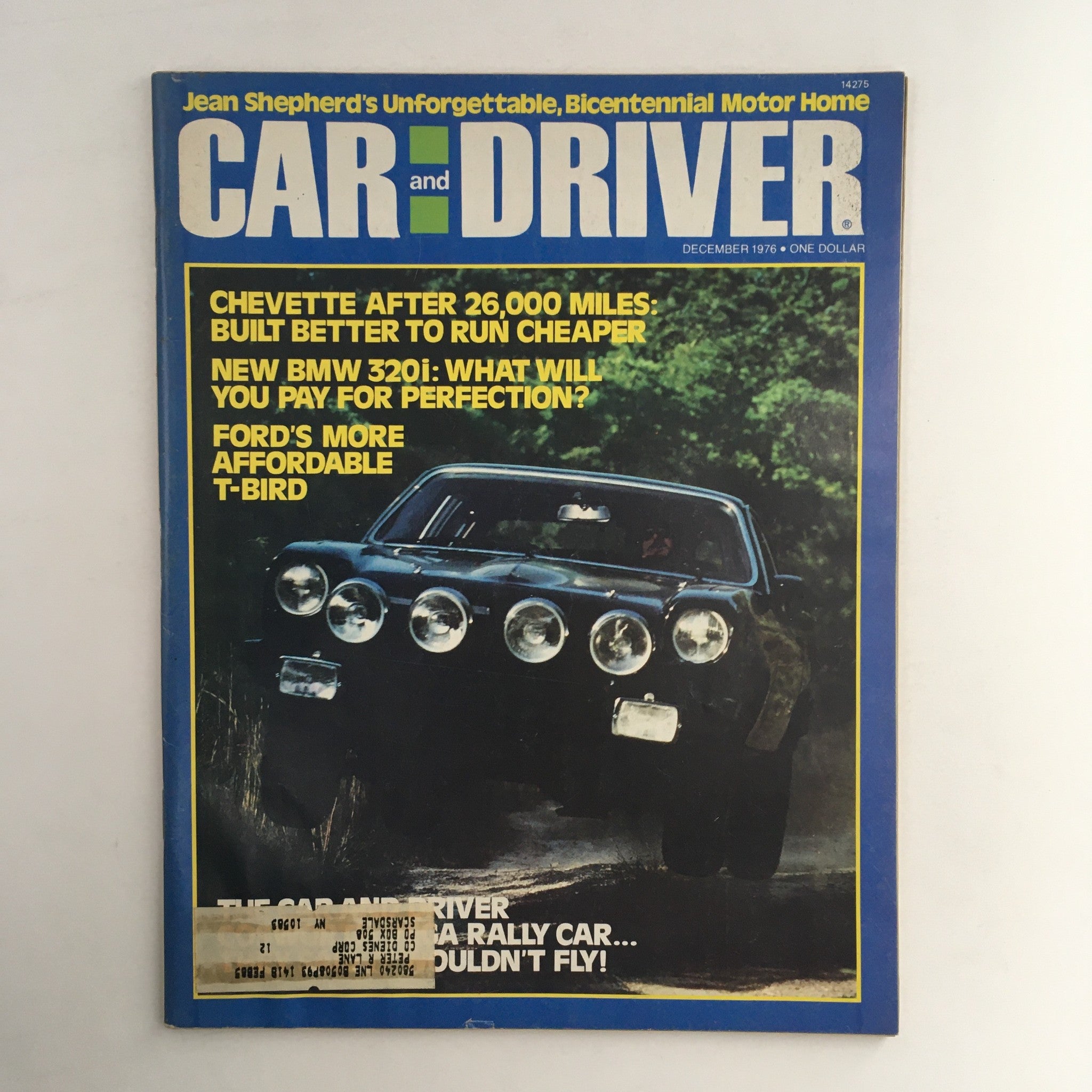 Car and Driver Magazine December 1976 Jean Shepherd Bicentennial Motor Home