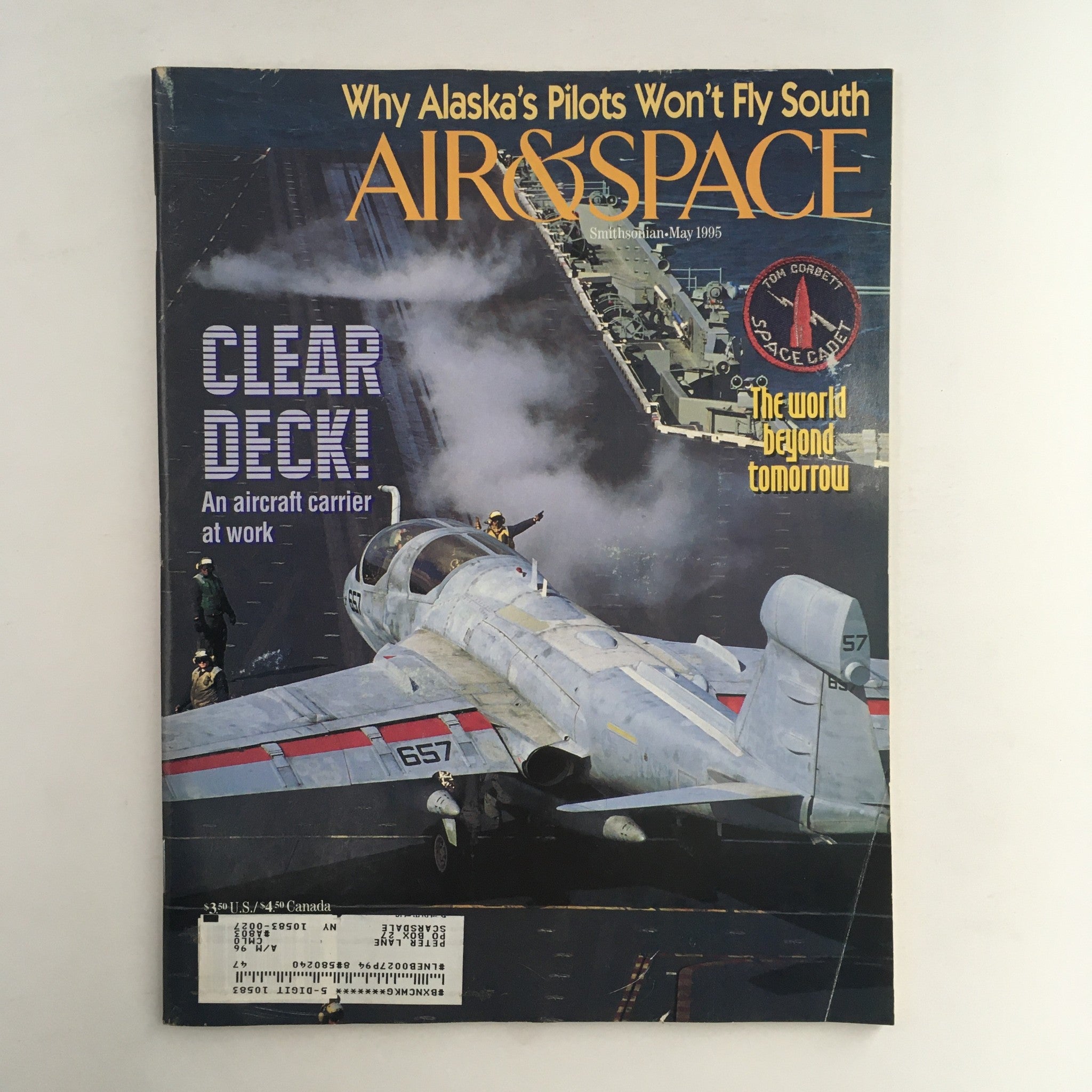 Air & Space Smithsonian Magazine May 1995 Clear Deck An Aircraft at Work