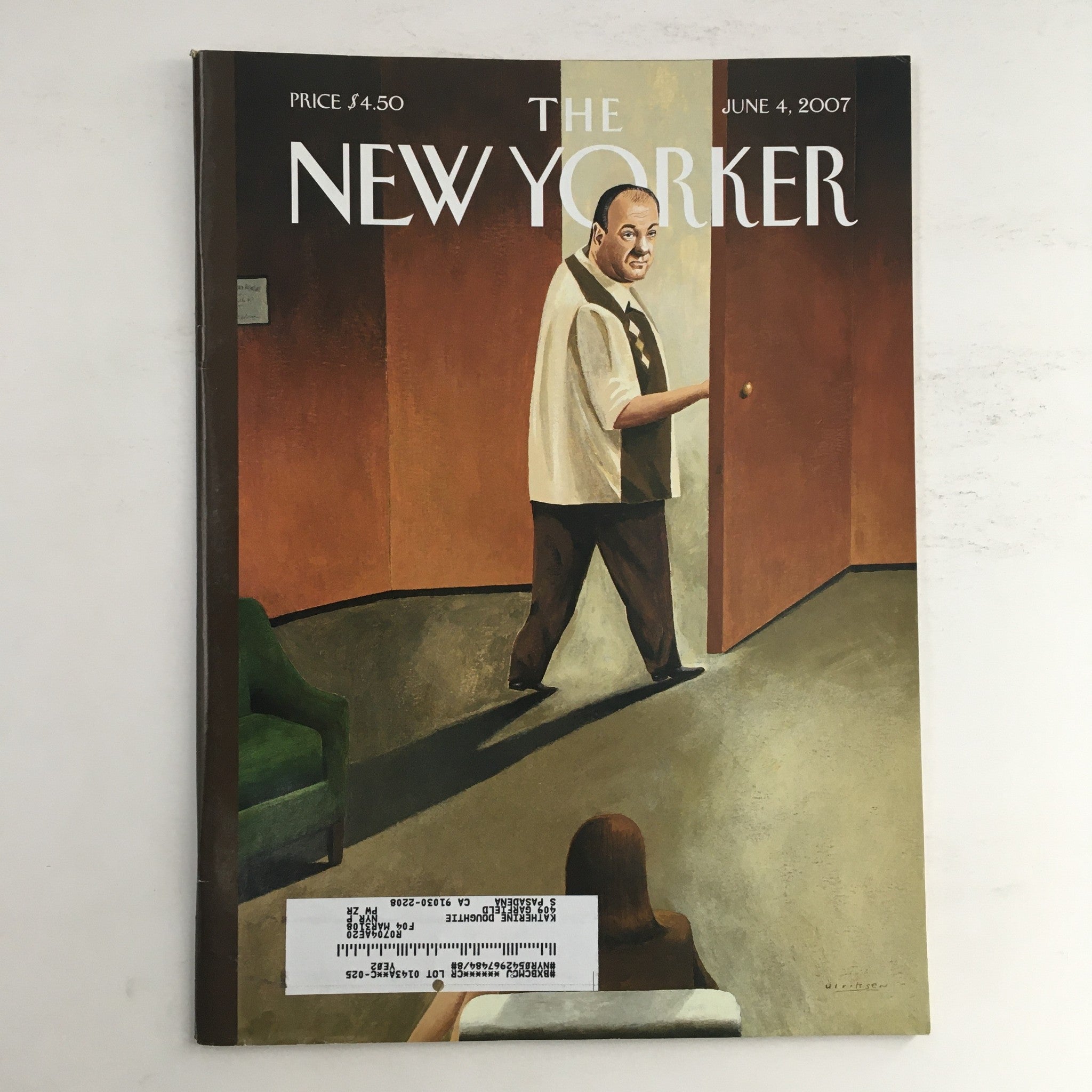 The New Yorker June 4 2007 Full Magazine Tony Soprano Mark Ulriksen, VG